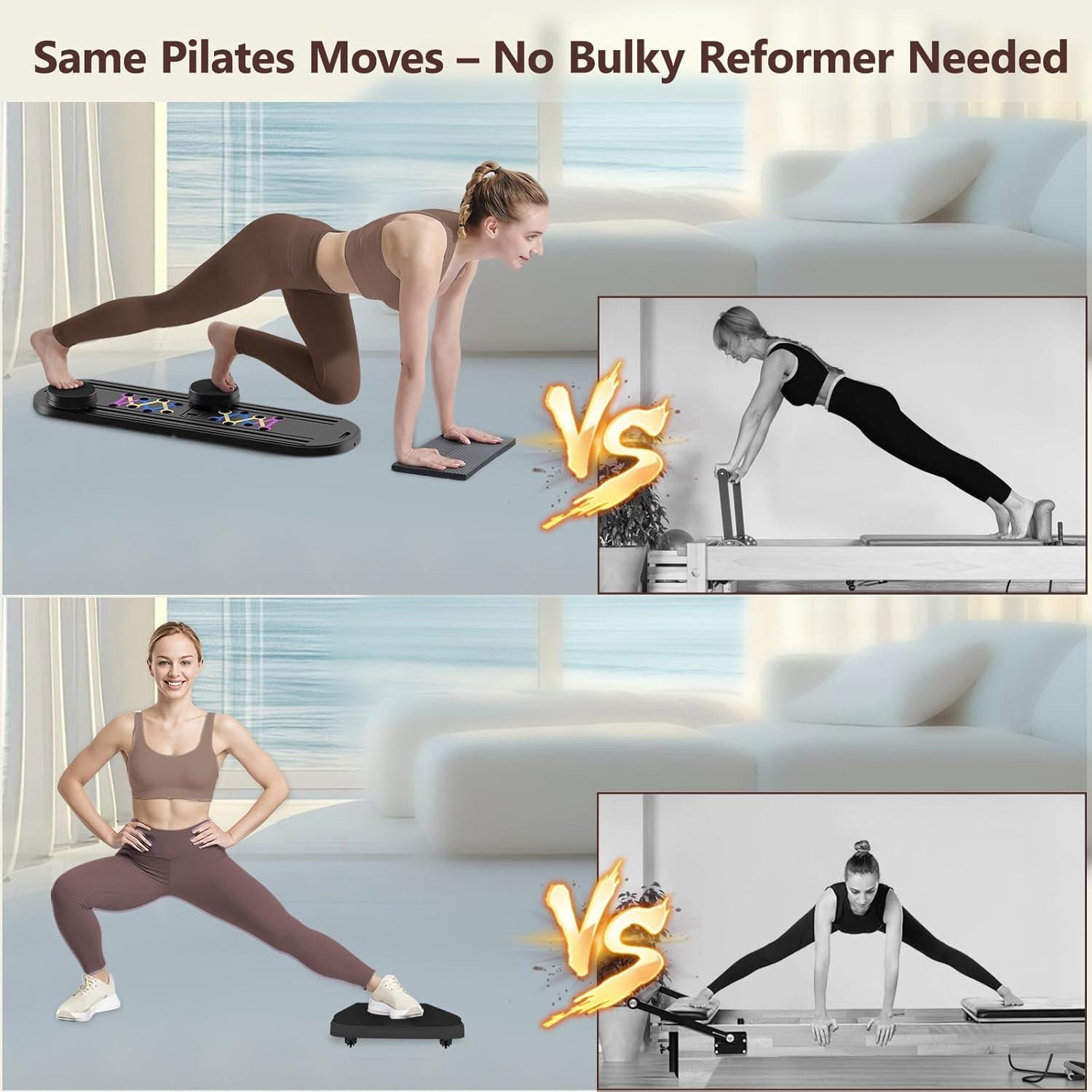Conjunto Reformador de Pilates DQI 15 en 1 para Entrenamiento en Casa