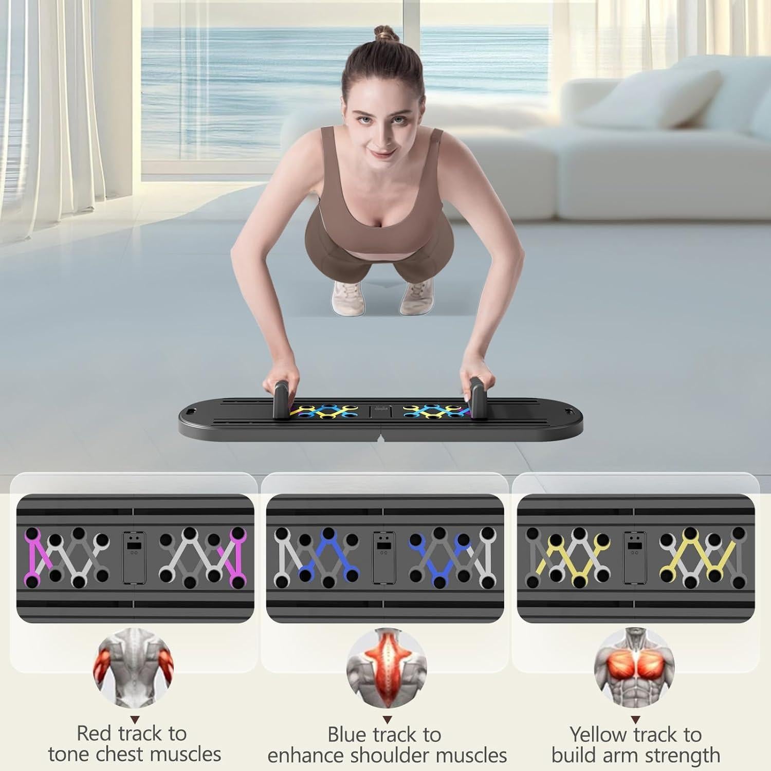 Conjunto Reformador de Pilates DQI 15 en 1 para Entrenamiento en Casa