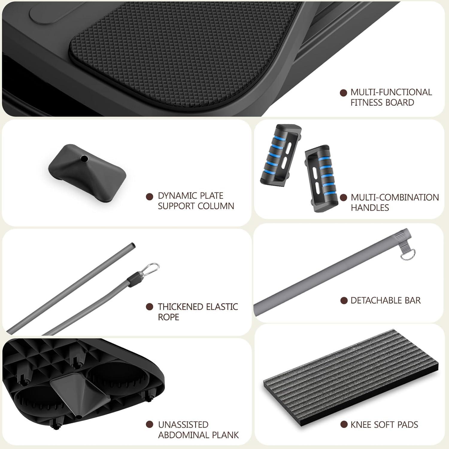 Conjunto Reformador de Pilates DQI 15 en 1 para Entrenamiento en Casa