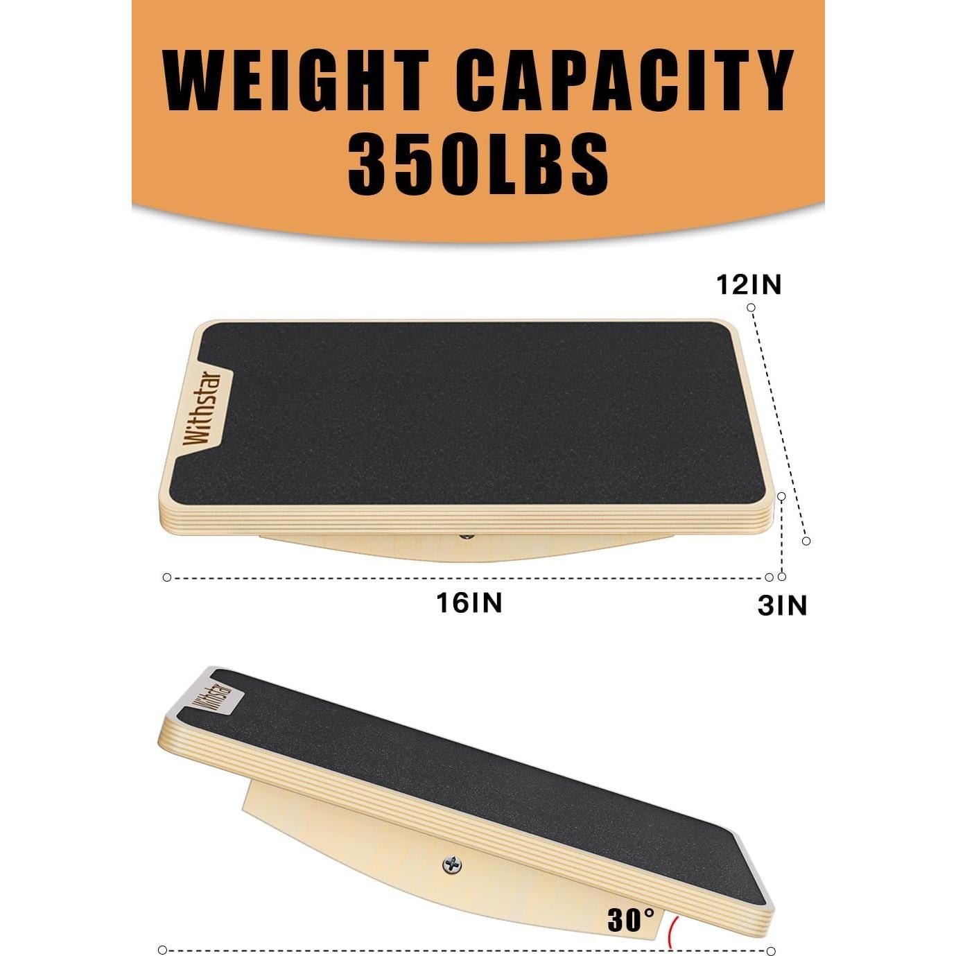 Tabla de Equilibrio Profesional WithStar Antideslizante 158.76 kg