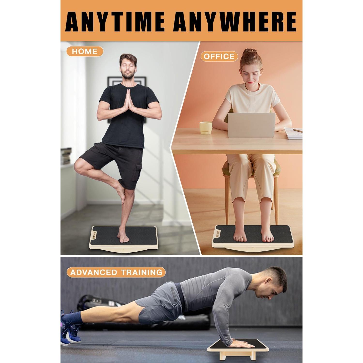 Tabla de Equilibrio Profesional WithStar Antideslizante 158.76 kg