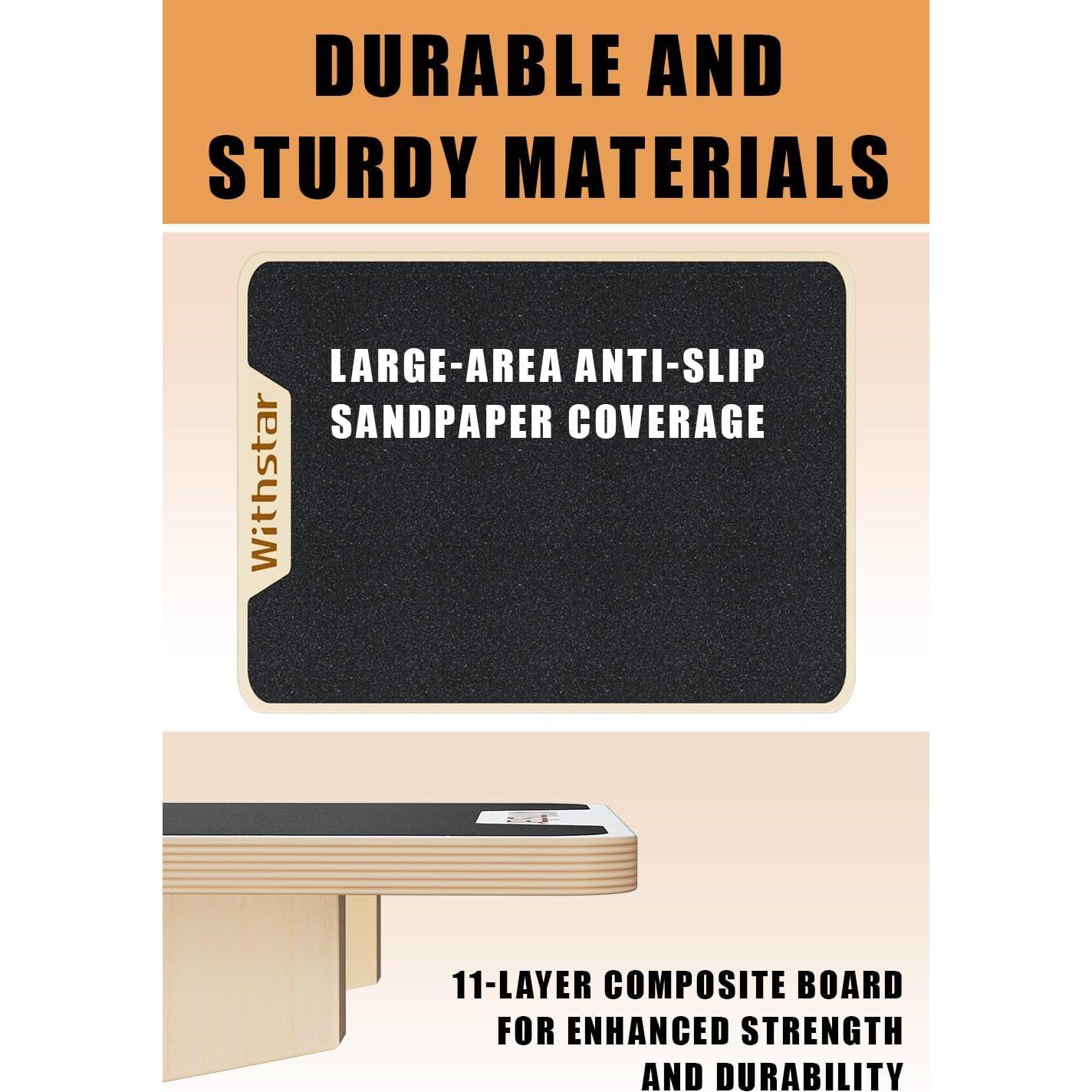 Tabla de Equilibrio Profesional WithStar Antideslizante 158.76 kg