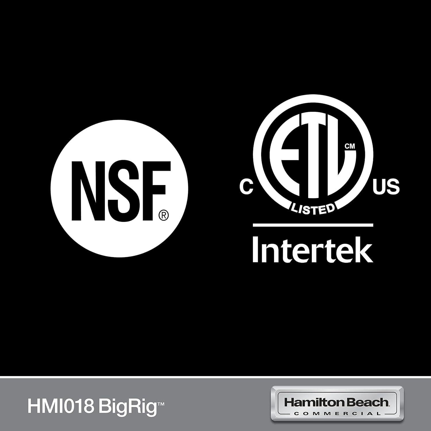 Licuadora de Inmersión Hamilton Beach BigRig 18" 800W