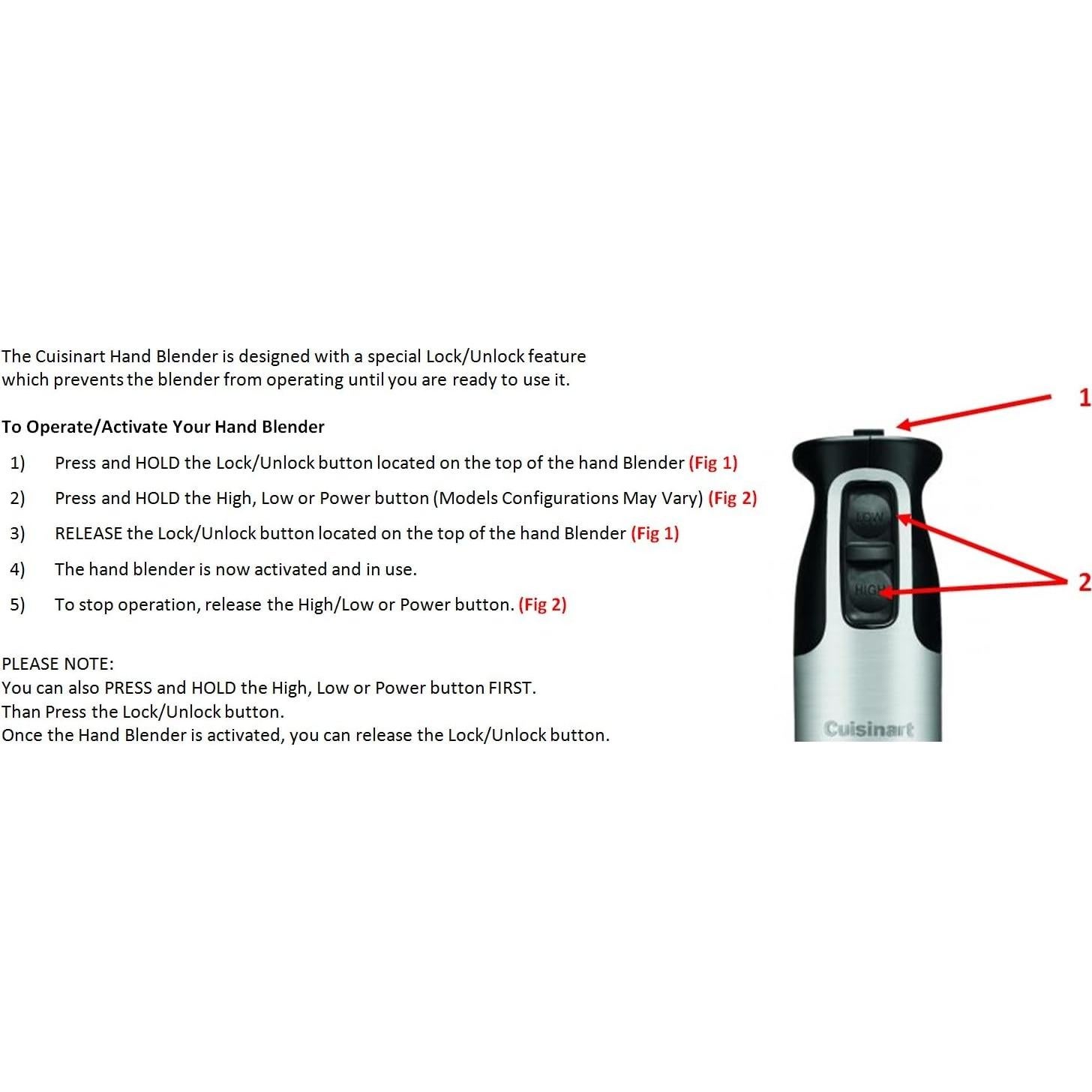 Batidora de Mano Cuisinart Smart Stick 200W Cromo Cepillado