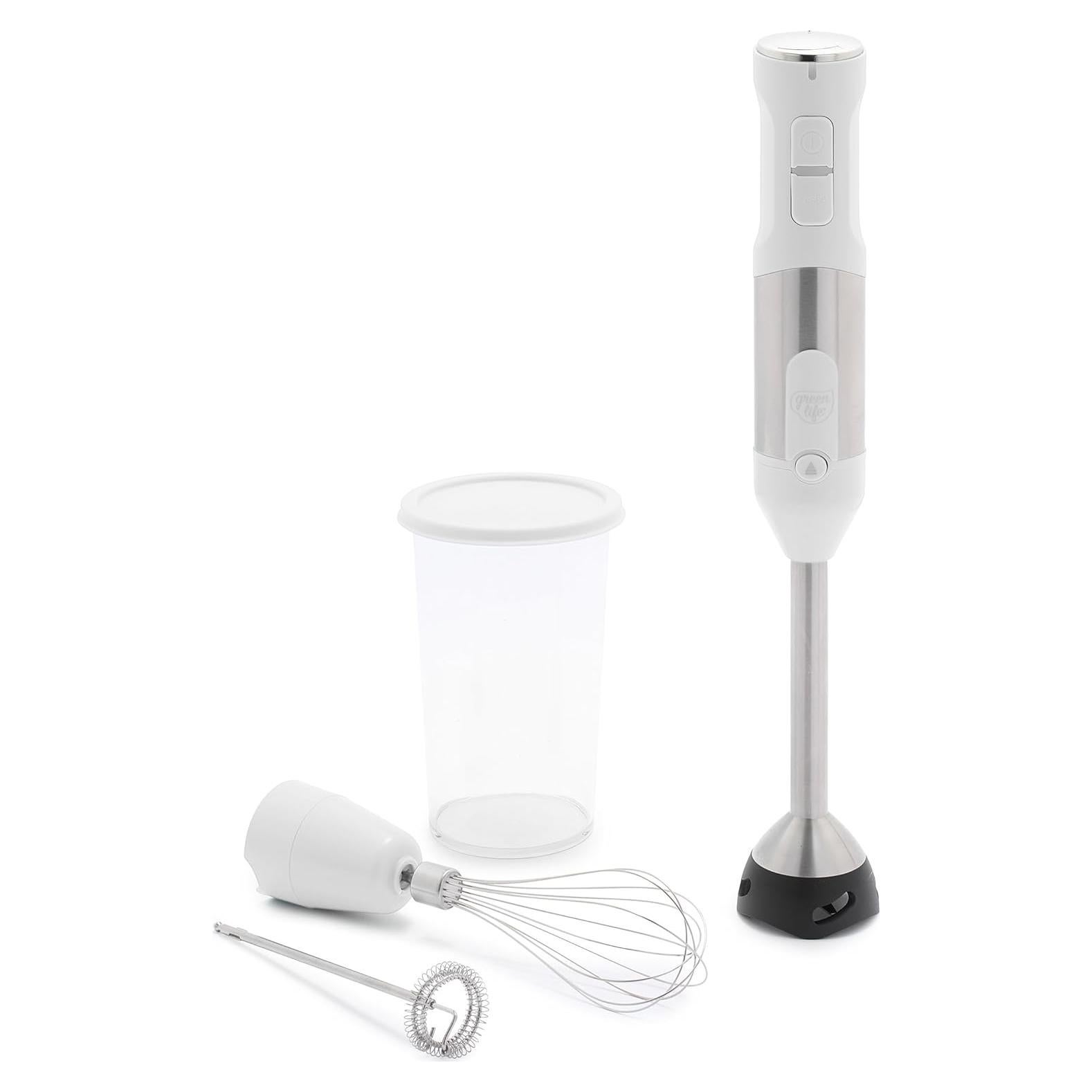 Batidora de Mano Eléctrica GreenLife 500W 3 en 1 Blanca