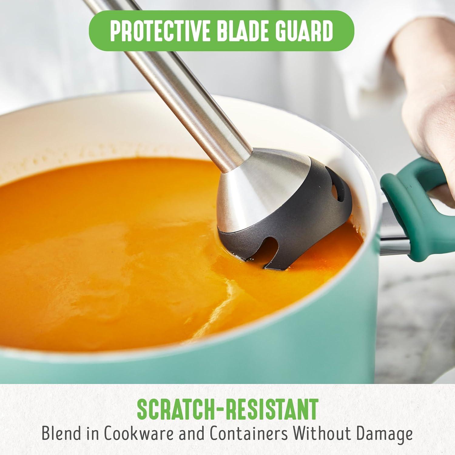 Batidora de Mano Eléctrica GreenLife 500W 3 en 1 Blanca