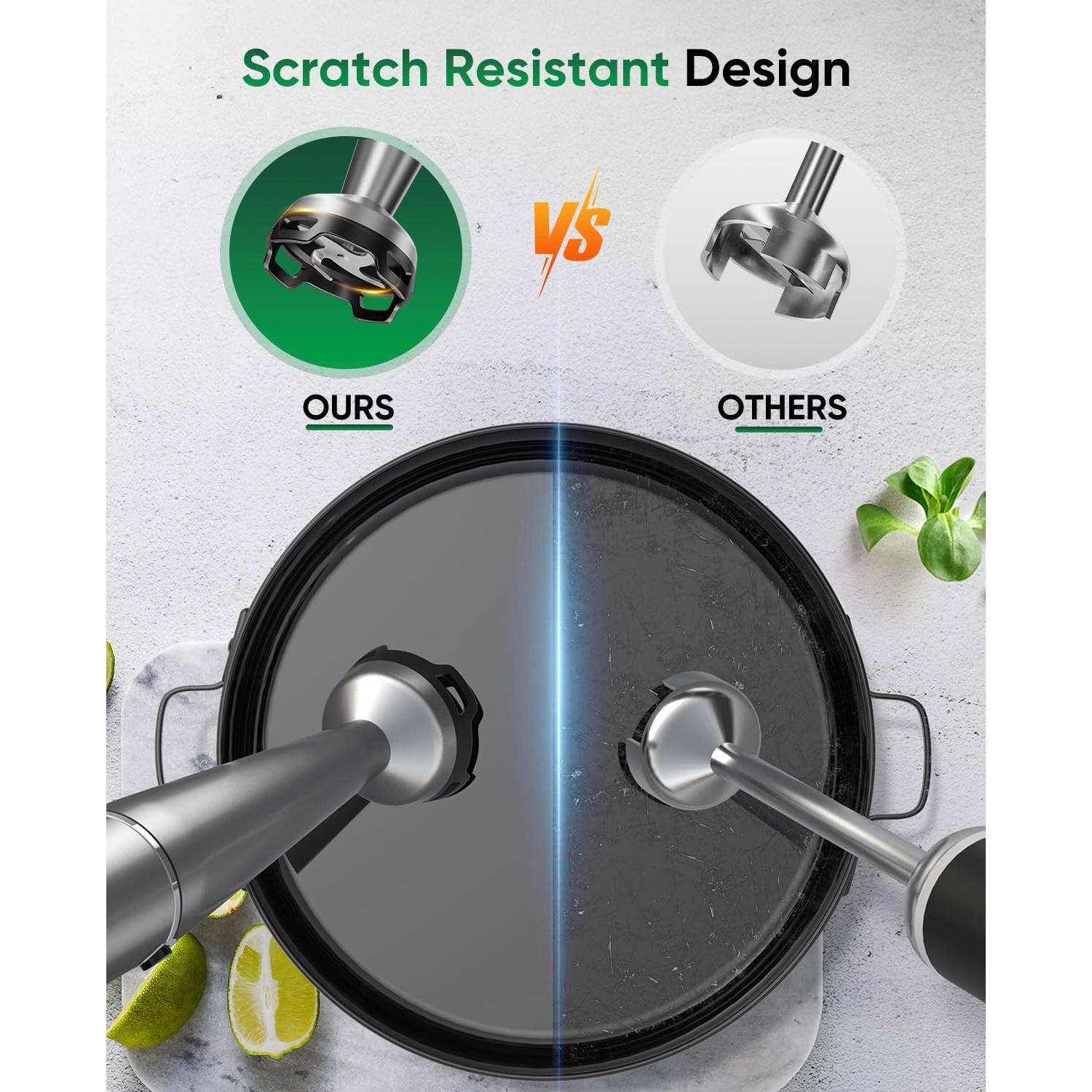 Batidora de Inmersión 5 en 1 Genérico 1100W Acero Inoxidable