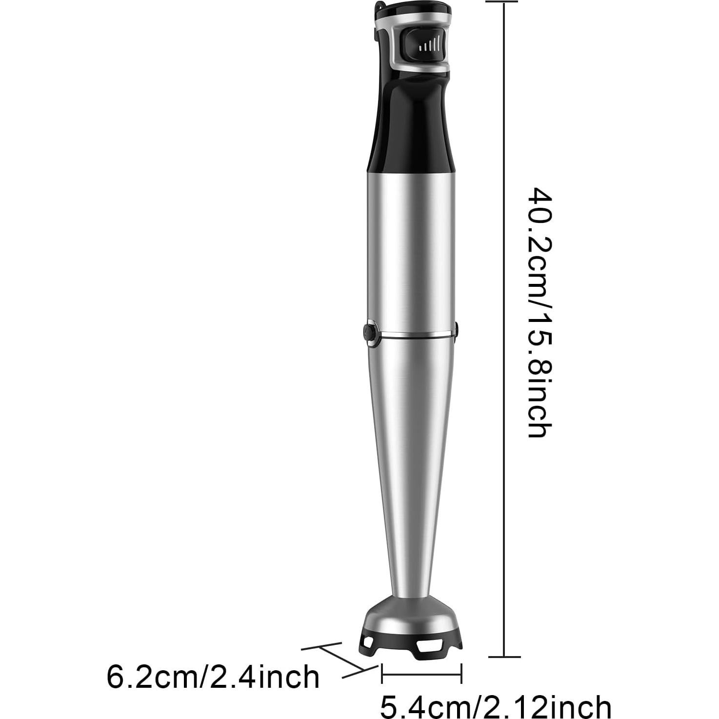 Batidora de Inmersión 5 en 1 Genérico 1100W Acero Inoxidable