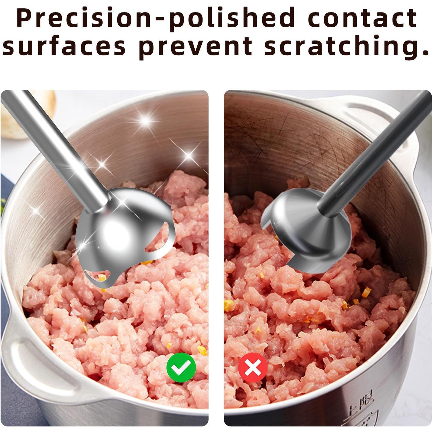 Batidora de Inmersión CKemu 4-en-1 Acero Inoxidable 1.54kg