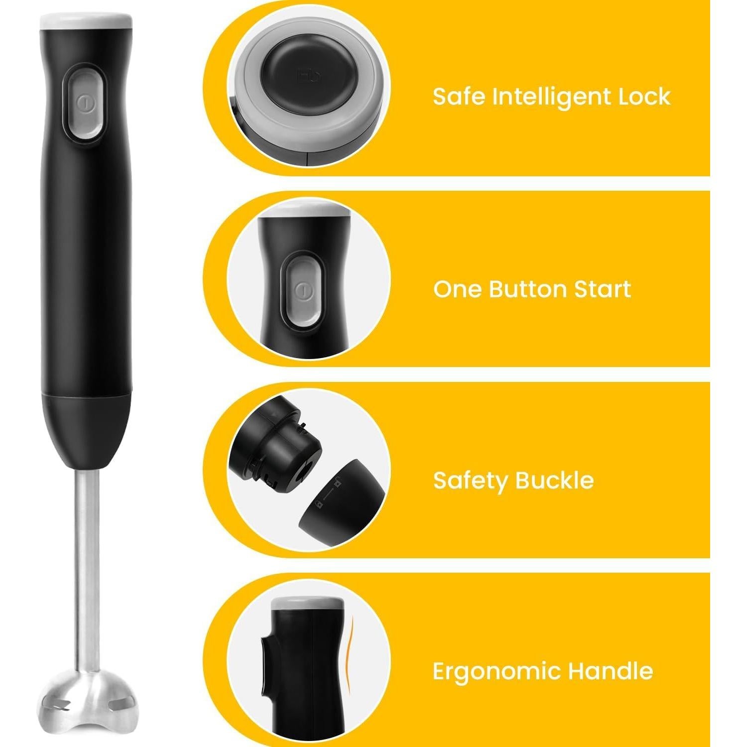 Batidora de Inmersión Inalámbrica TUMIDY 0.45 kg Recargable