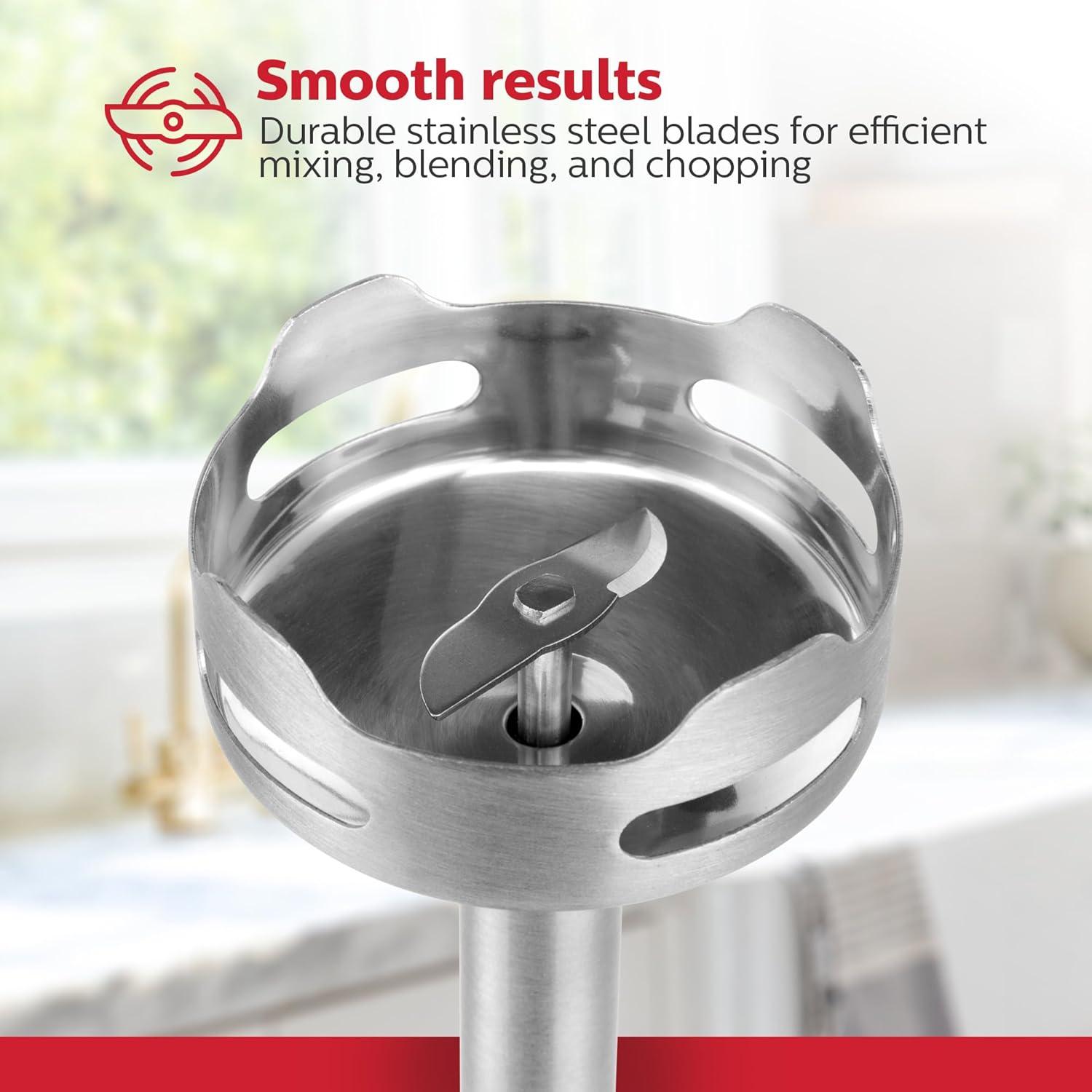 Batidora de Mano Inmersa Holstein Housewares 250W 2 Velocidades