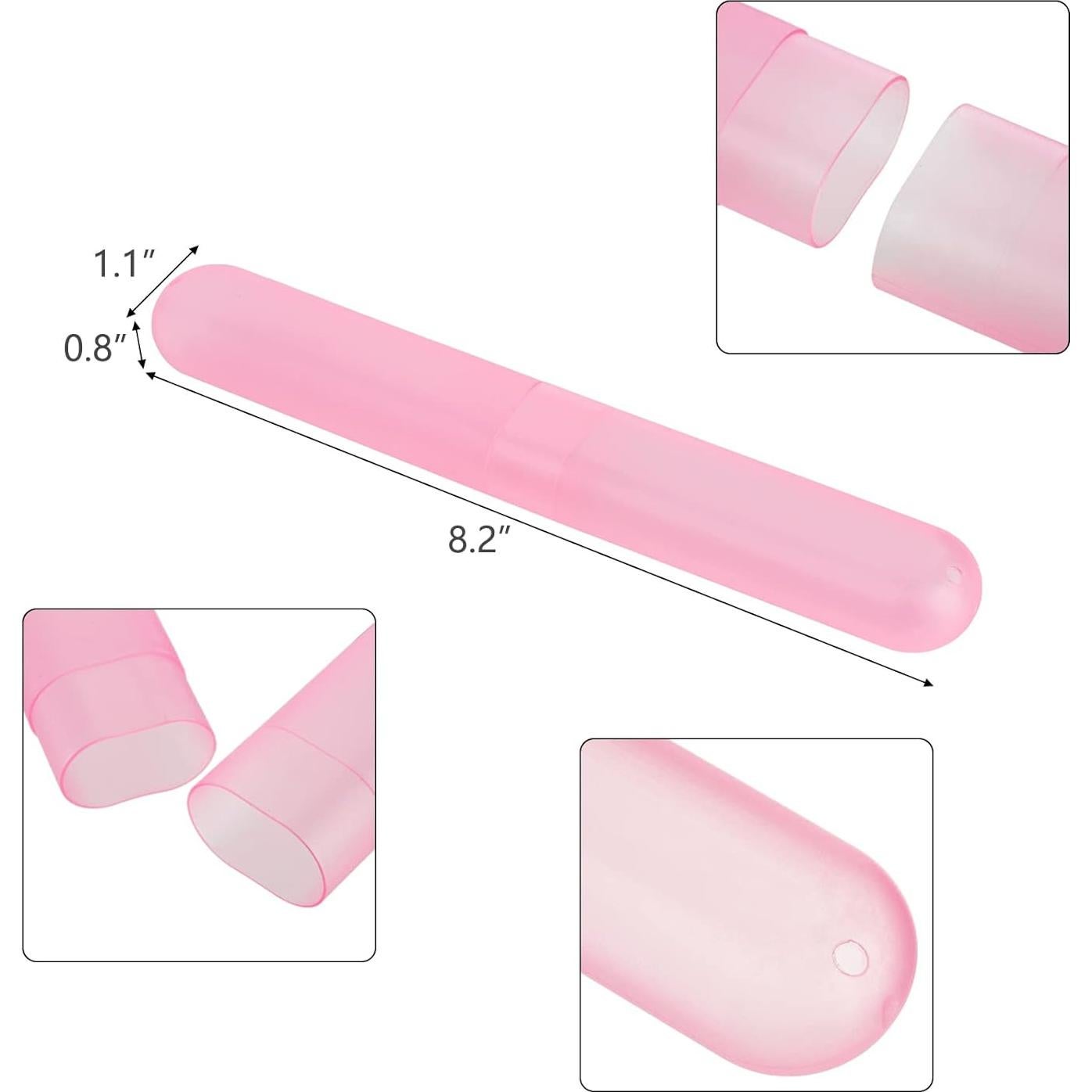 Estuche de Cepillo de Dientes de Viaje Hedume - 35 Piezas, 7 Colores