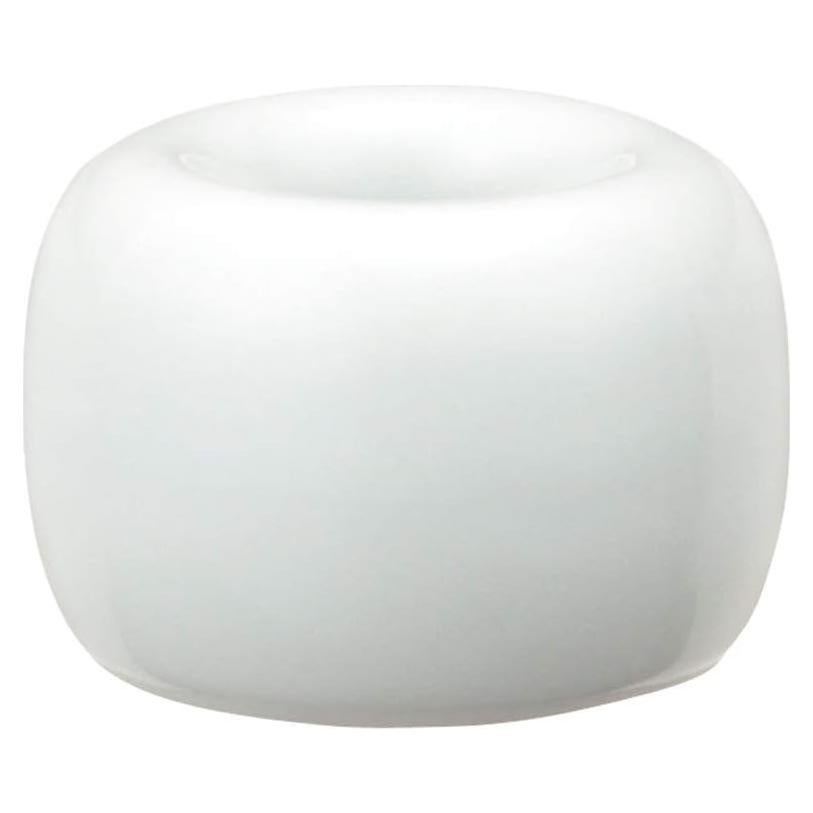 Soporte para cepillo de dientes Muji de porcelana blanca