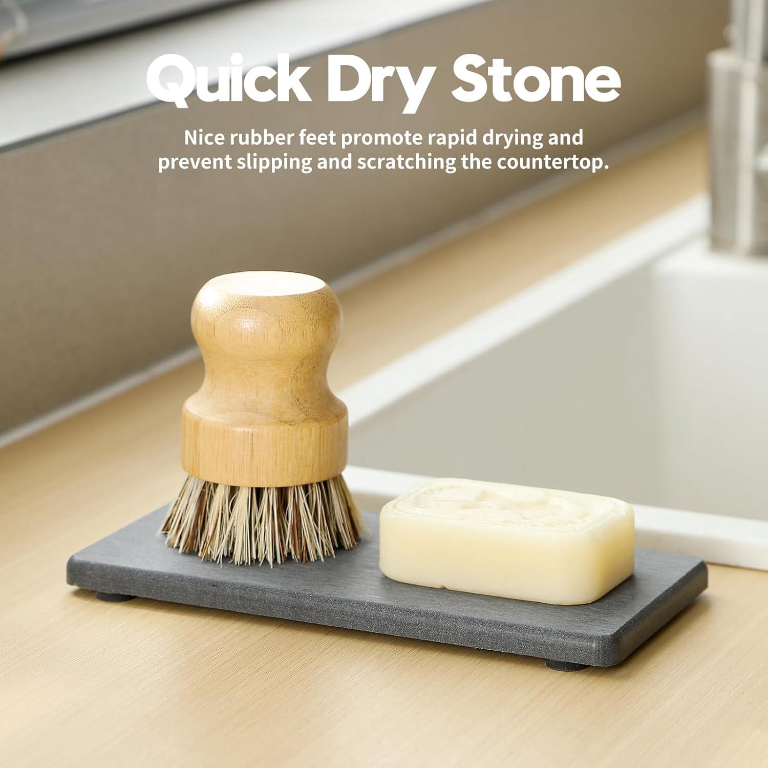 Bandejas Absorbentes de Agua Razborci 2PCS Gris Carbón 17.8x8.9cm