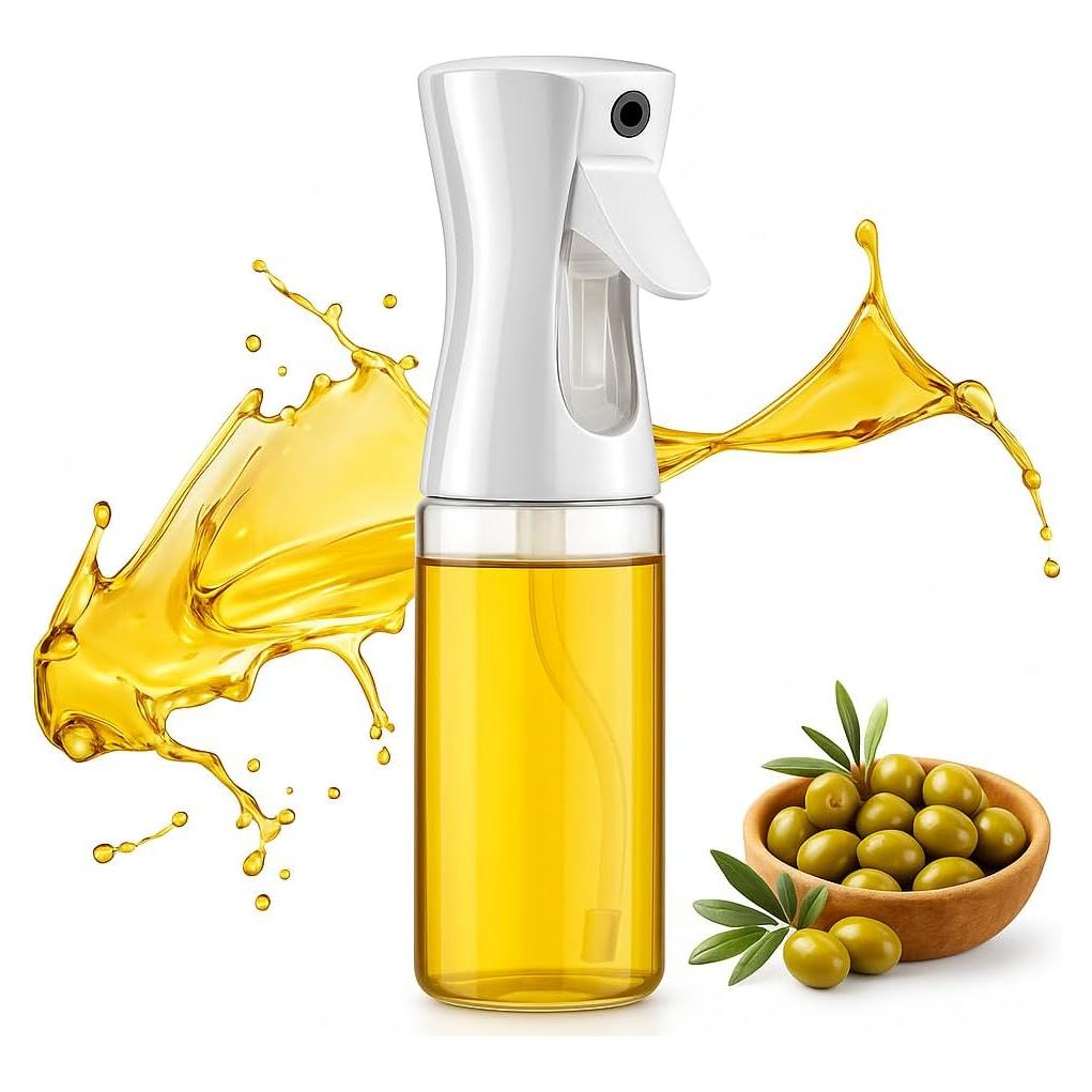 Rociador de Aceite de Oliva Genérico 200ml Vidrio Ergonomico