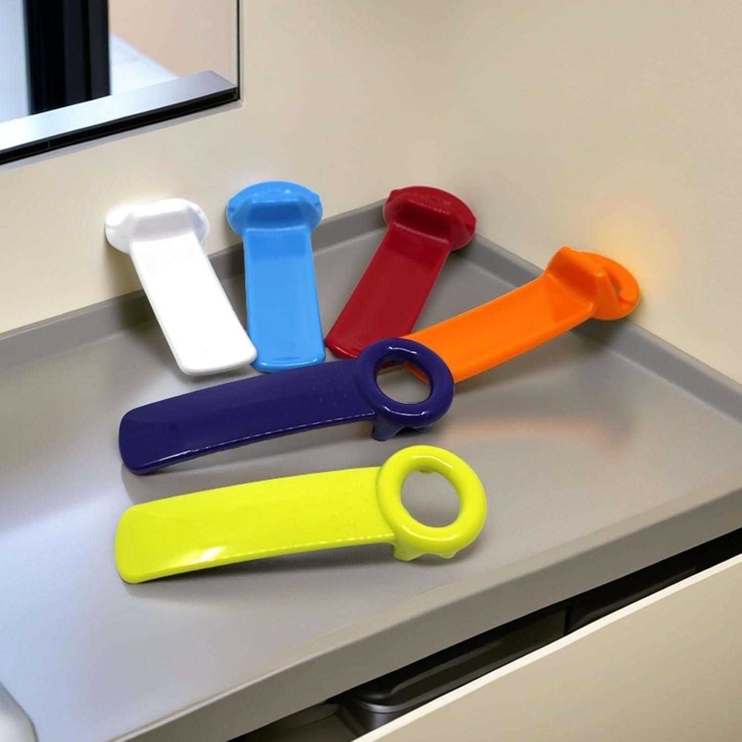 6 Abridores de Tarros TSEWA para Manos Débiles - Multicolor