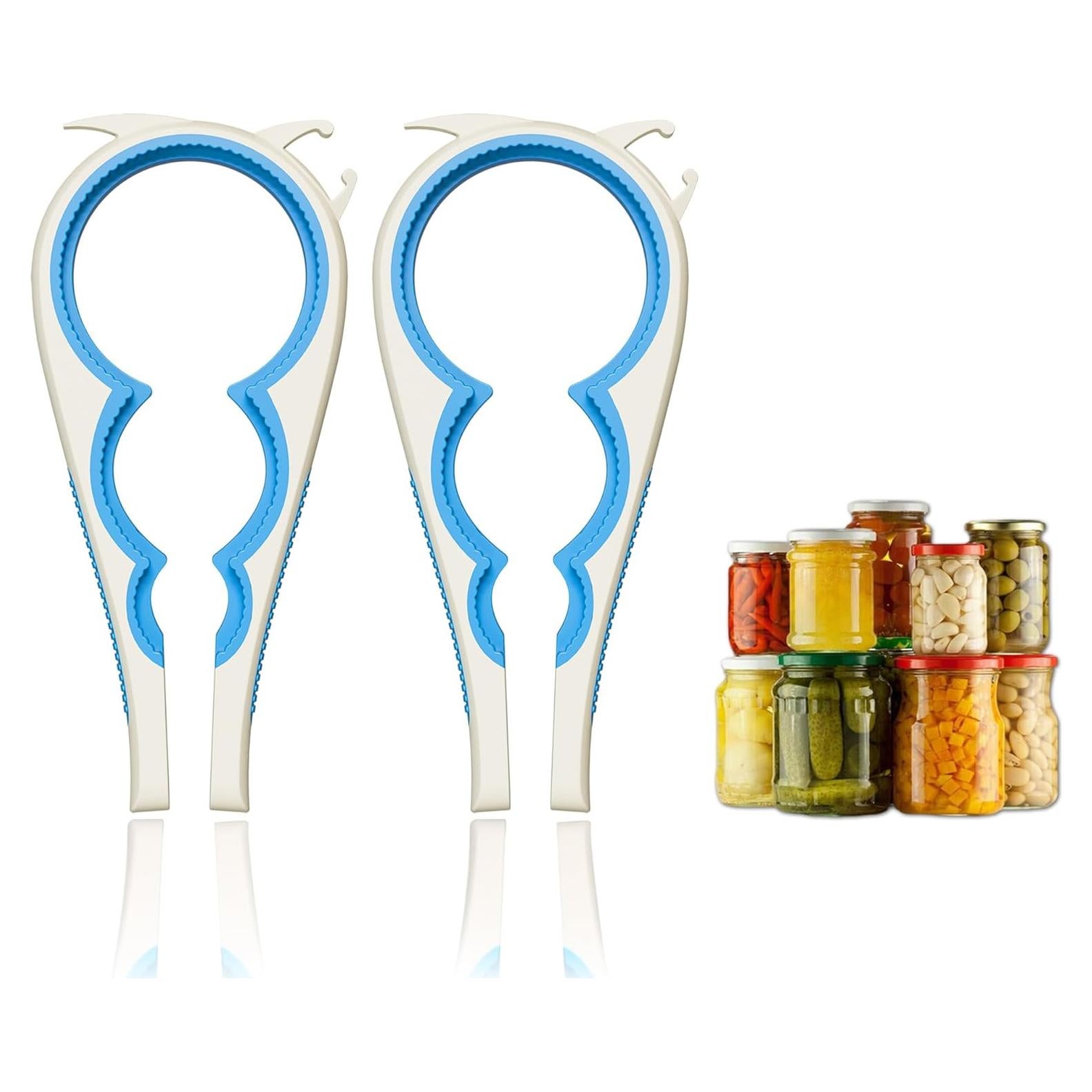 Abridores de Tarros 5 en 1 JOZDAUP para Manos Débiles - 2 Unidades