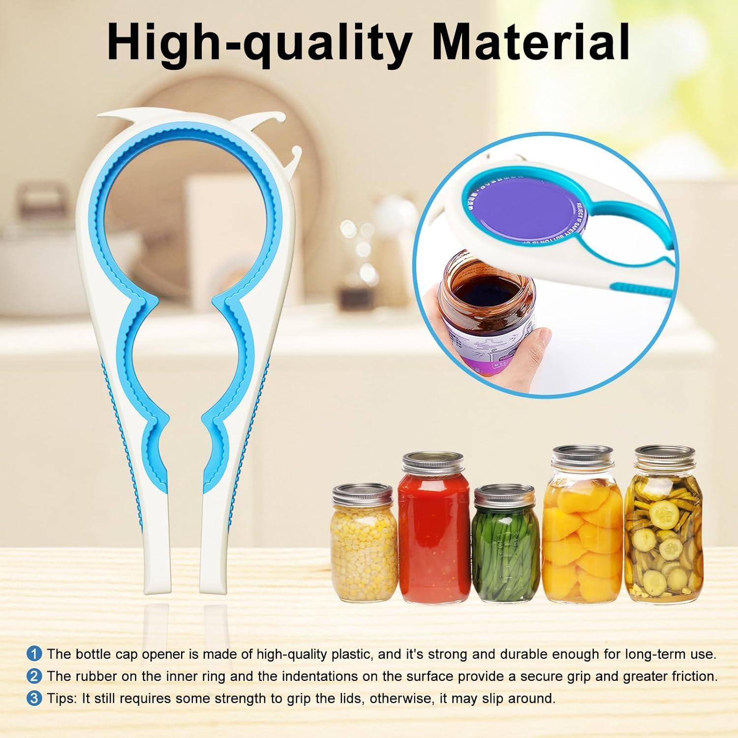 Abridores de Tarros 5 en 1 JOZDAUP para Manos Débiles - 2 Unidades