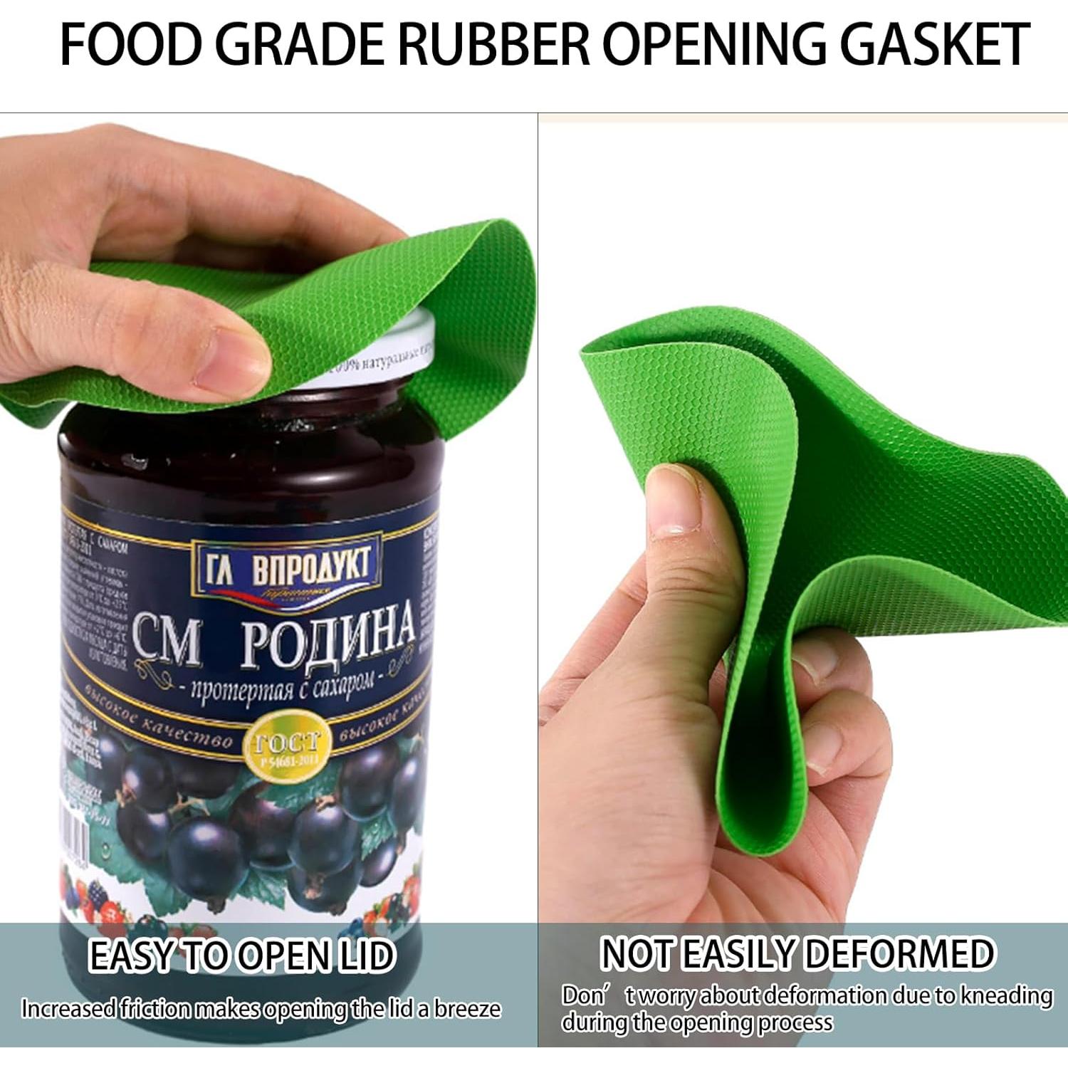 5 Almohadillas Abridor de Tarros de Goma Antideslizante Siutaga