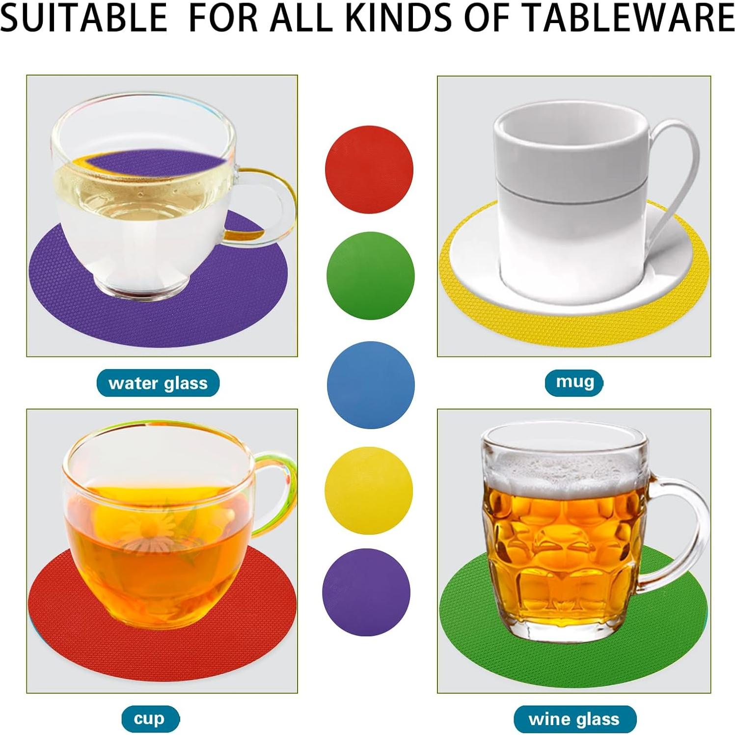 5 Almohadillas Abridor de Tarros de Goma Antideslizante Siutaga