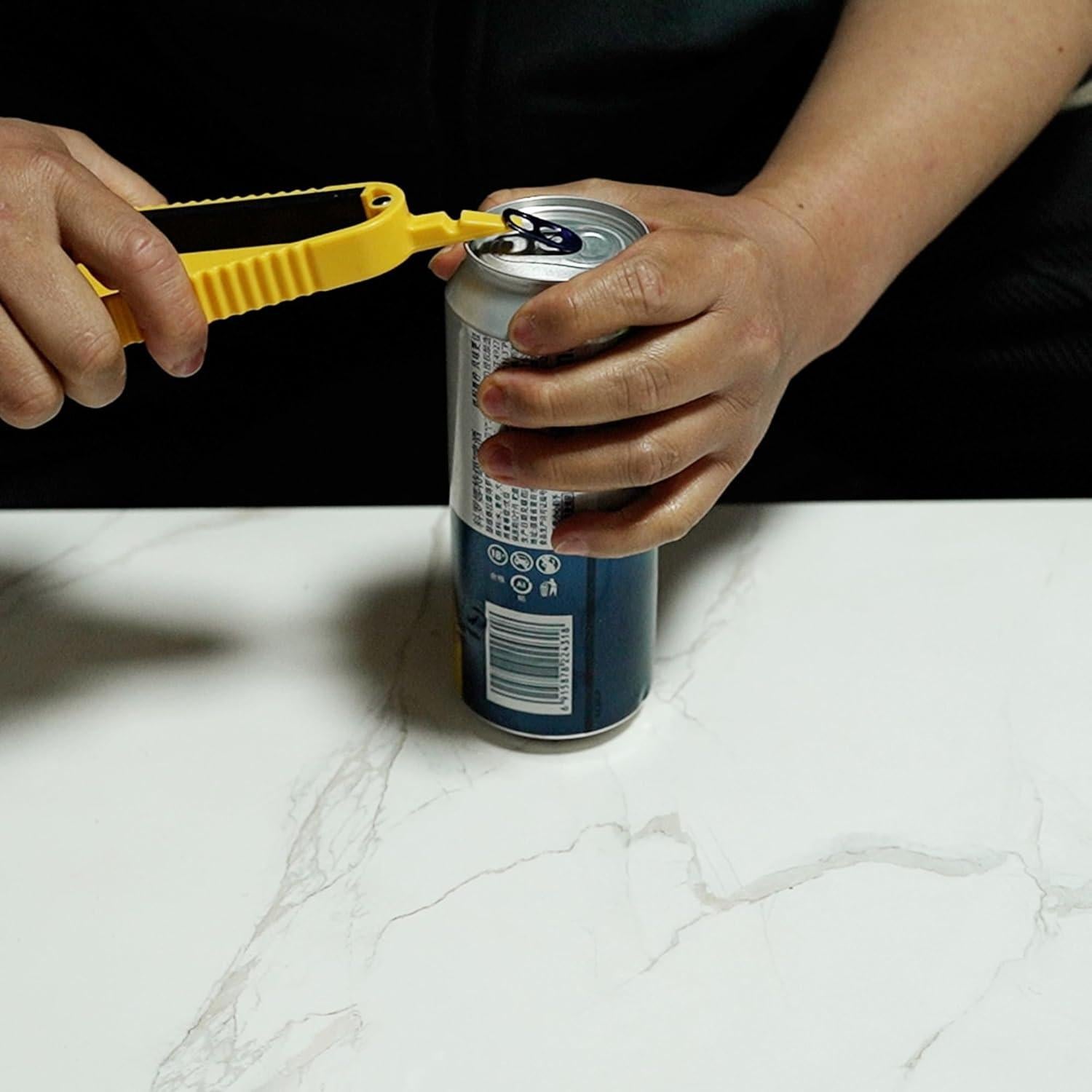 Abridor de frascos y botellas tloftl con imán - Amarillo Plateado