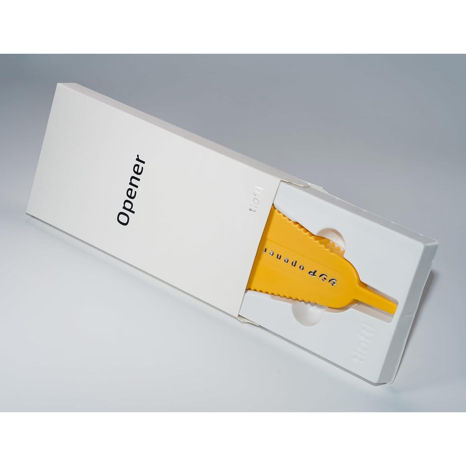 Abridor de frascos y botellas tloftl con imán - Amarillo Plateado