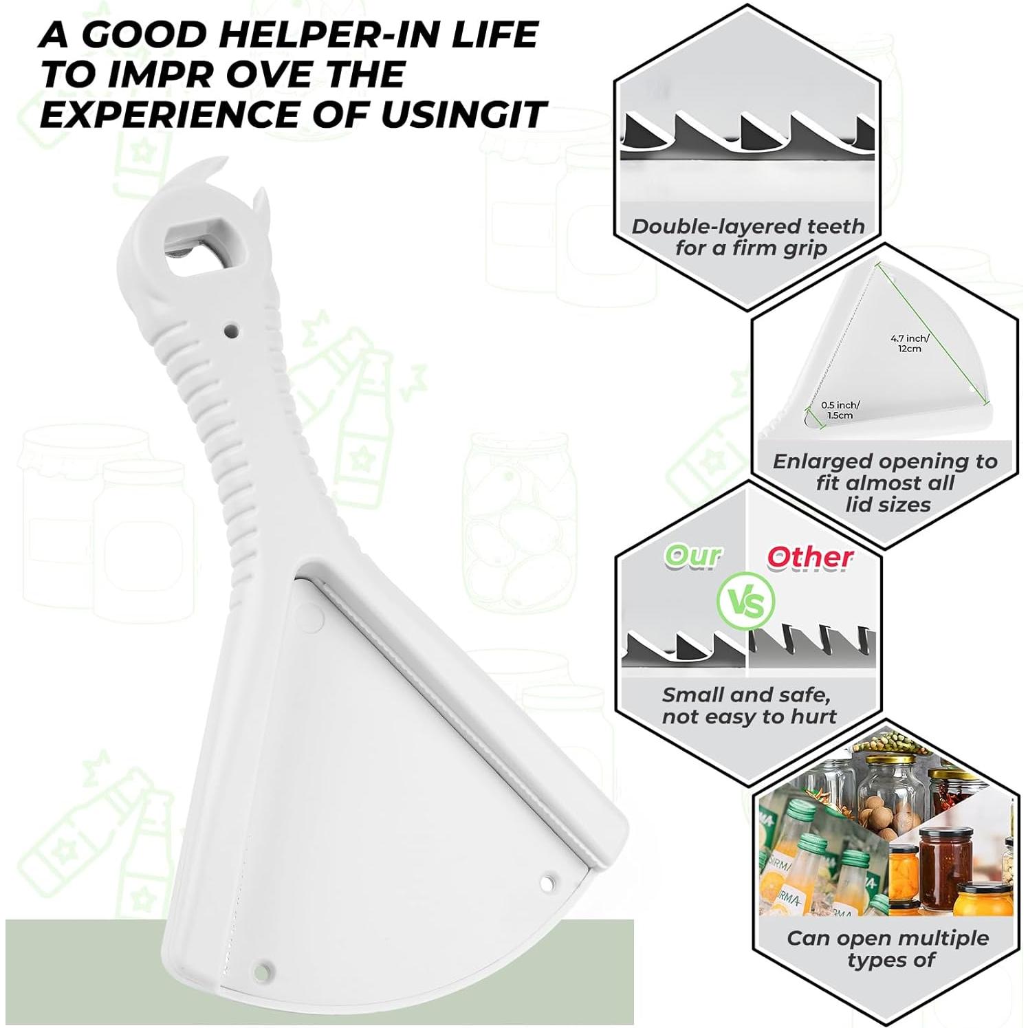 Abridor de frascos ergonómico ZGAXINYUB para manos débiles