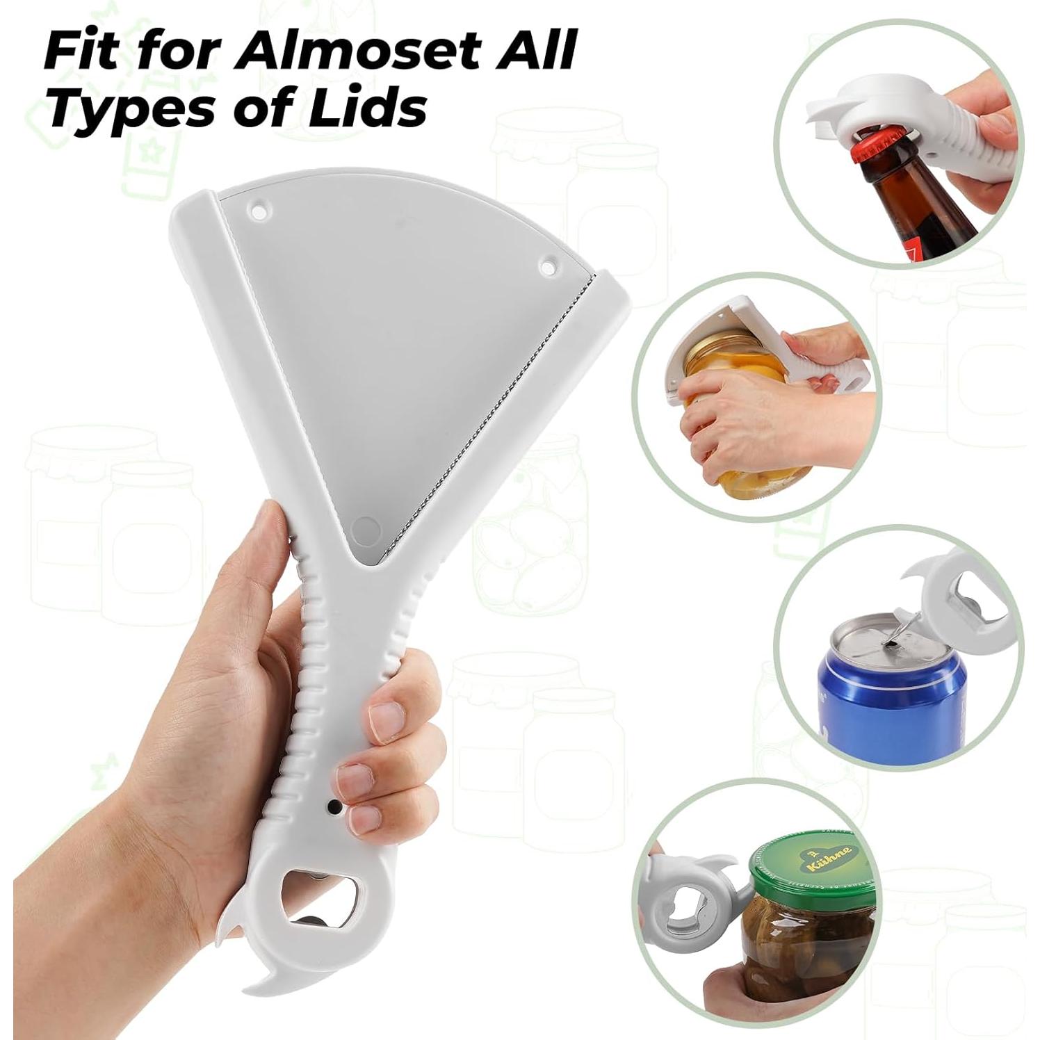 Abridor de frascos ergonómico ZGAXINYUB para manos débiles