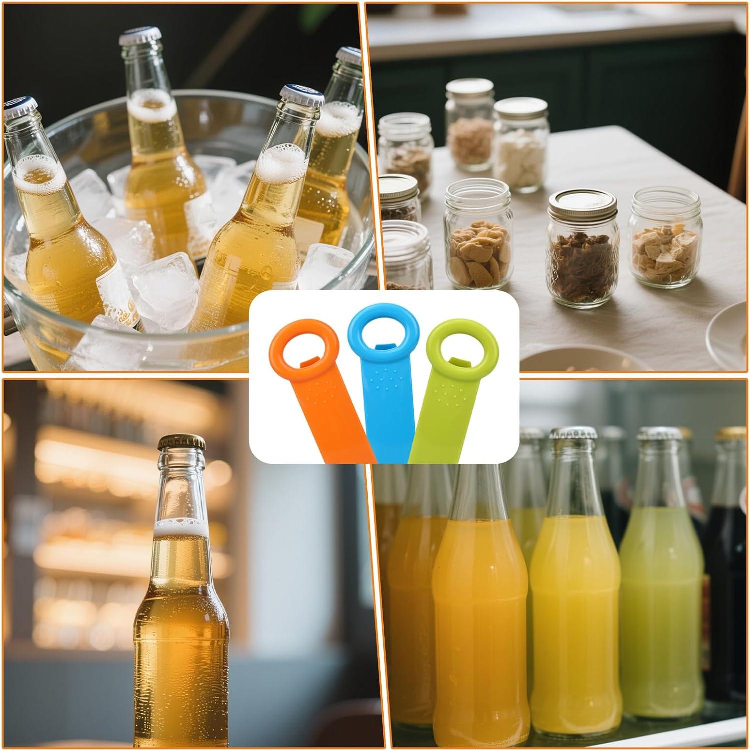 3 Abridores de Tarros Gosknor - Fácil Uso, Colores Variados