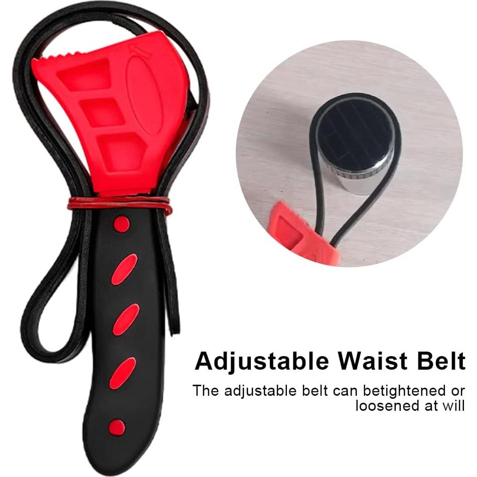 Abrebotellas Ajustable Tookie Rojo para Tarros y Botellas