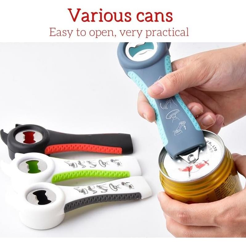 Abre frascos 5-en-1 Eugelrom con agarre antideslizante