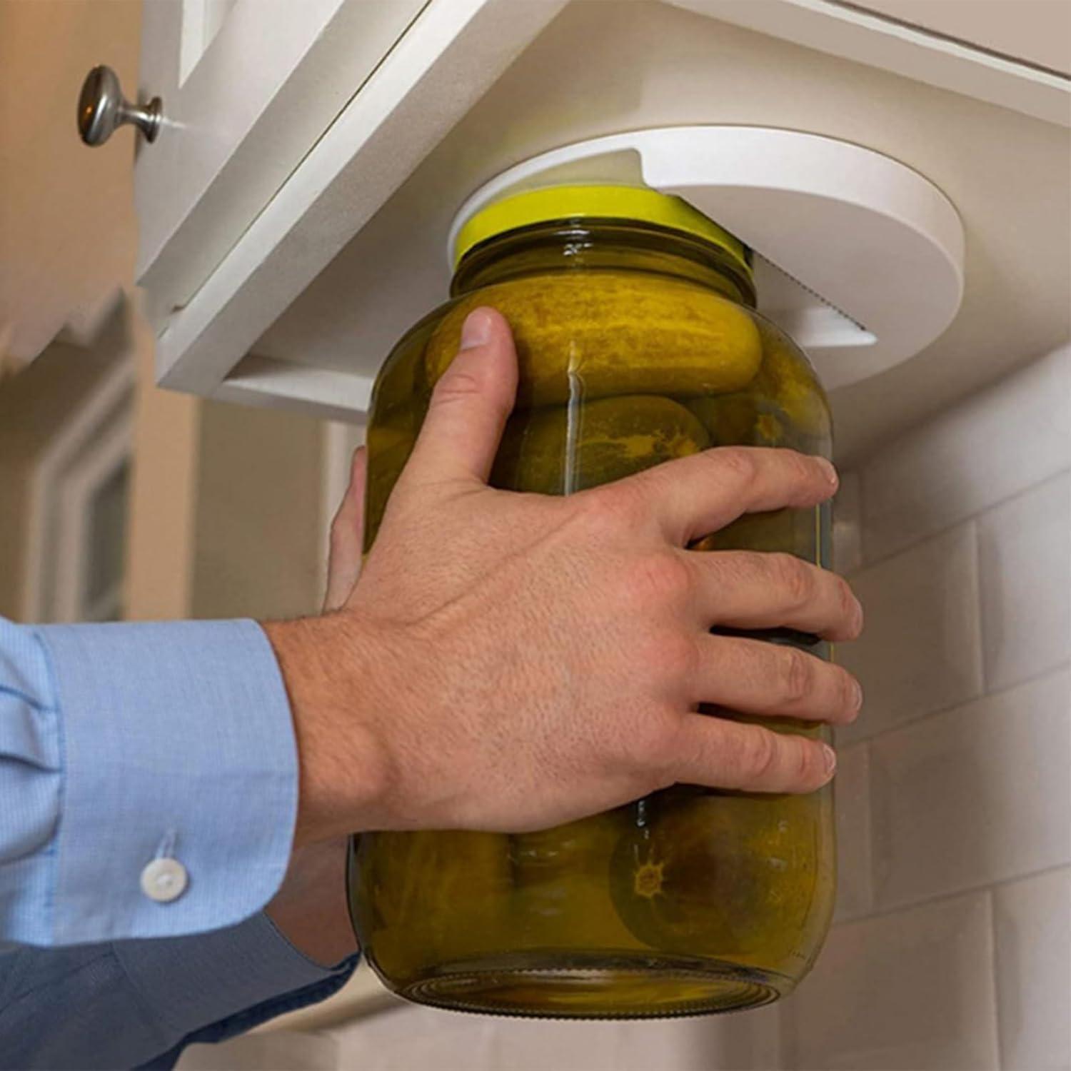 Abre frascos DayoRa blanco para gabinete - Montaje fácil y seguro