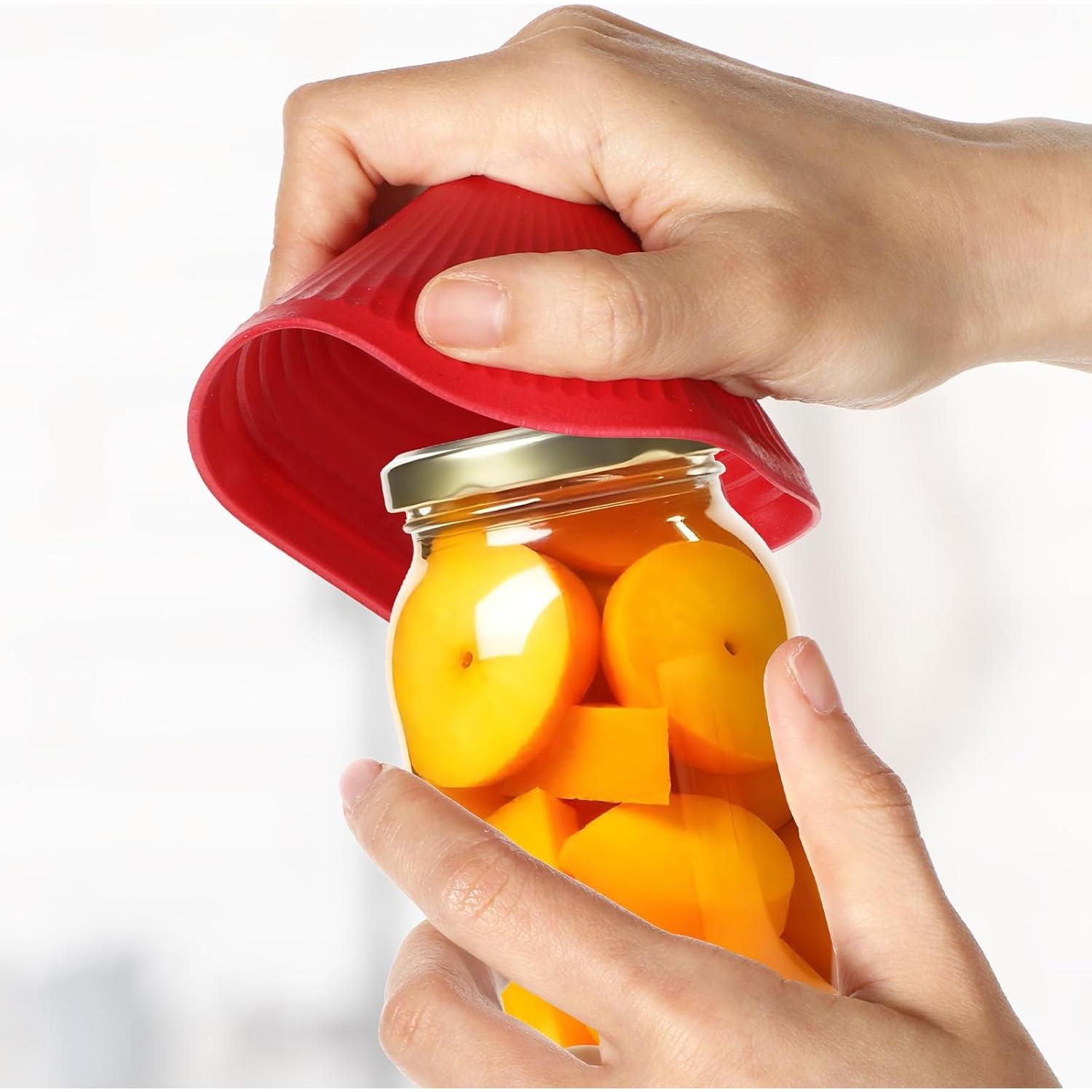 Juego de 3 Abridores de Tarros de Goma Heclia 9.4 cm Antideslizantes