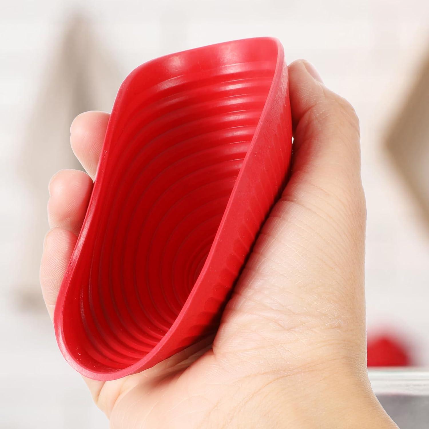 Juego de 3 Abridores de Tarros de Goma Heclia 9.4 cm Antideslizantes