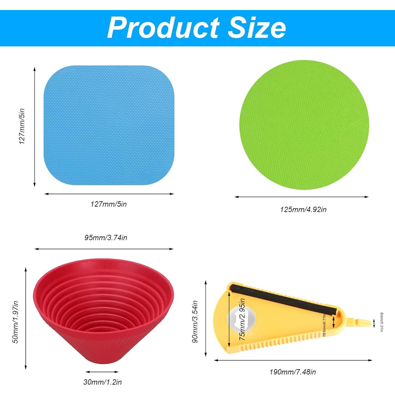 Juego de 3 Agarradores de Tarros y 1 Abridor de Tapas XhjzgcTech