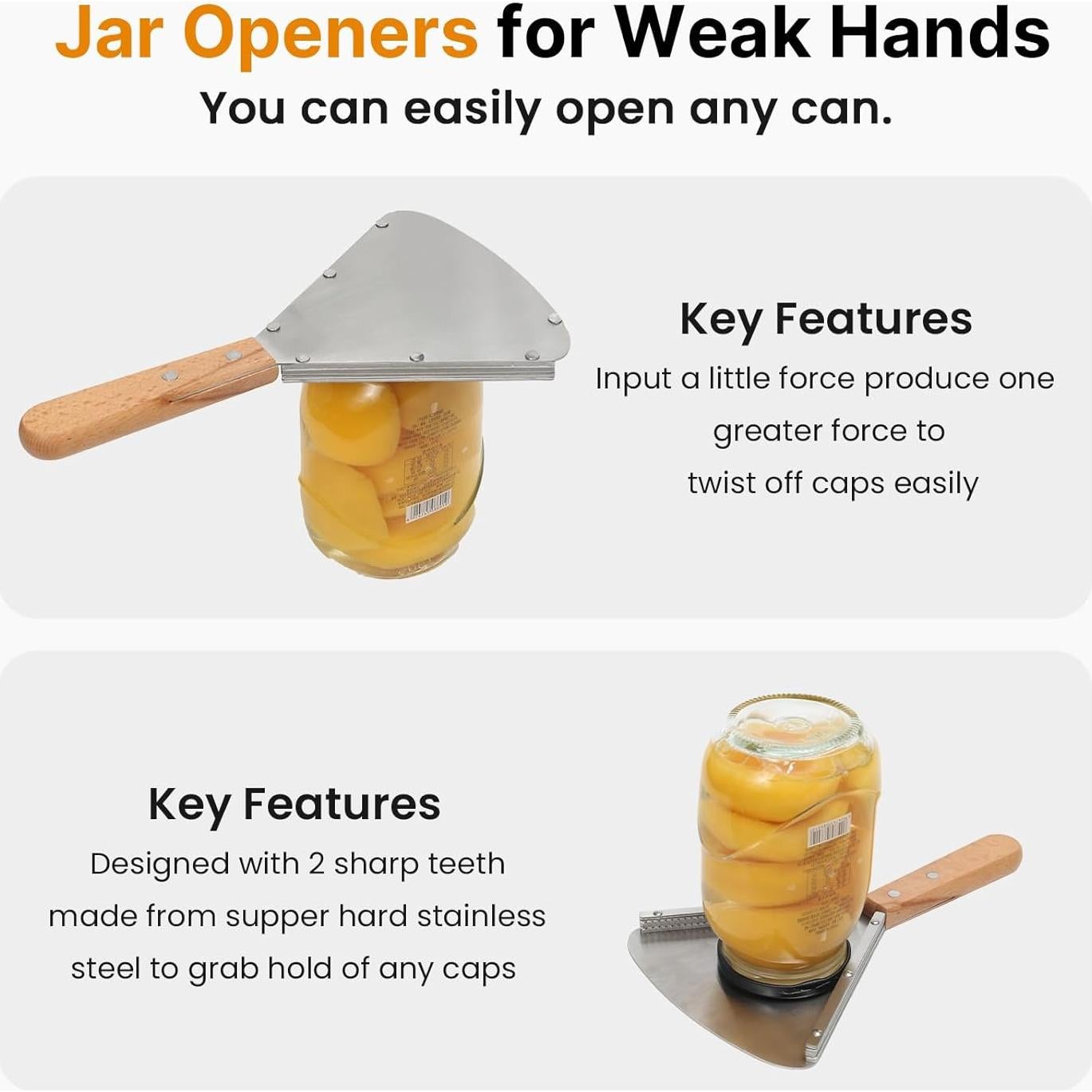 Abrebotellas ergonómico para ancianos y artríticos UCerdveos