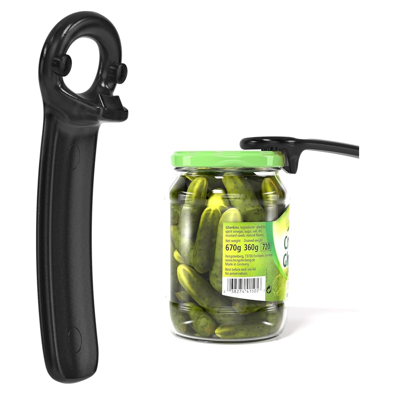 Abrebotellas Ergonomico READAEER para Manos Débiles - Negro