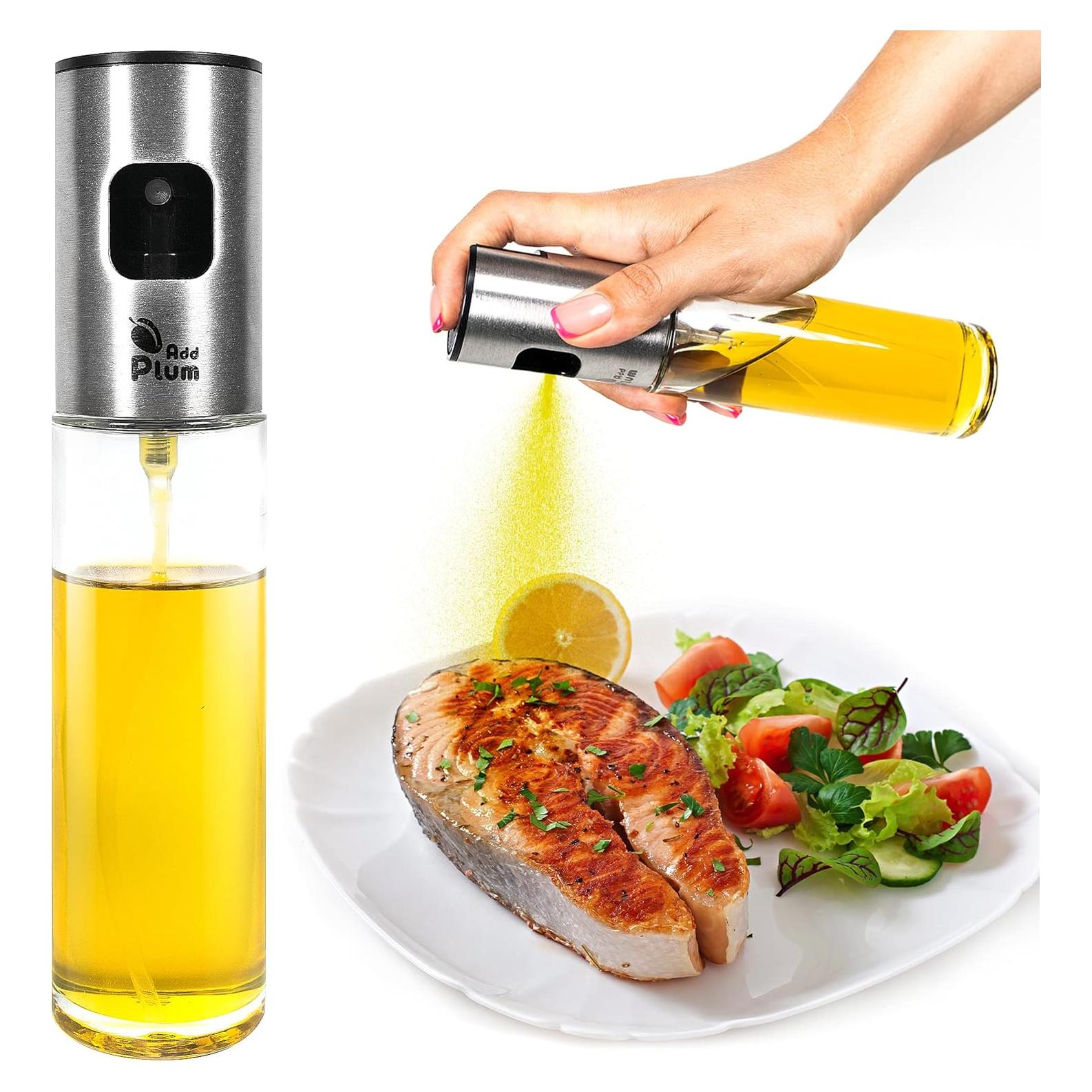 Rociador de Aceite de Oliva AddPlum 100ml Acero Inoxidable