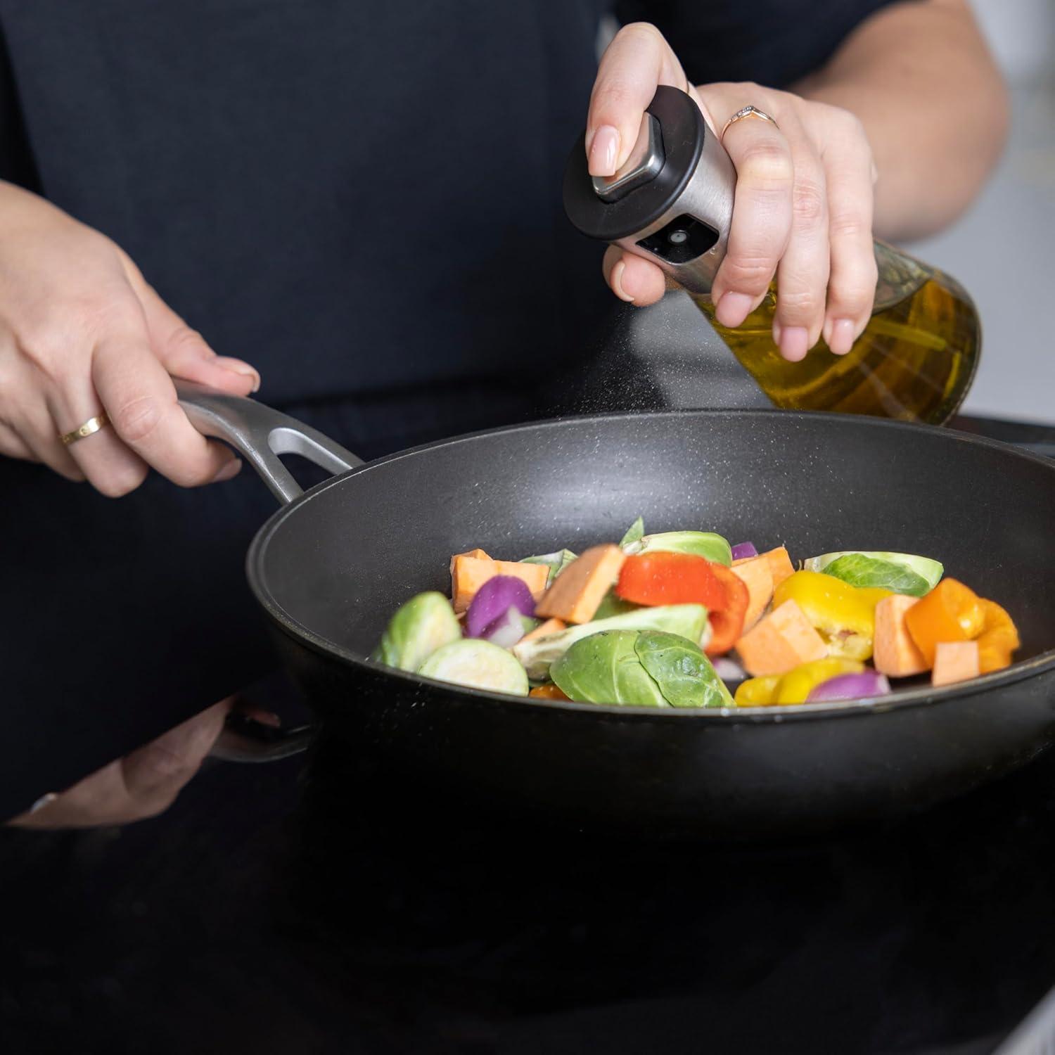 Botella Spray de Aceite de Oliva Fox Run 200 ml Vidrio