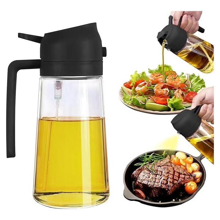 Pulverizador de Aceite de Vidrio 470ml Genérico - Neblina Fina