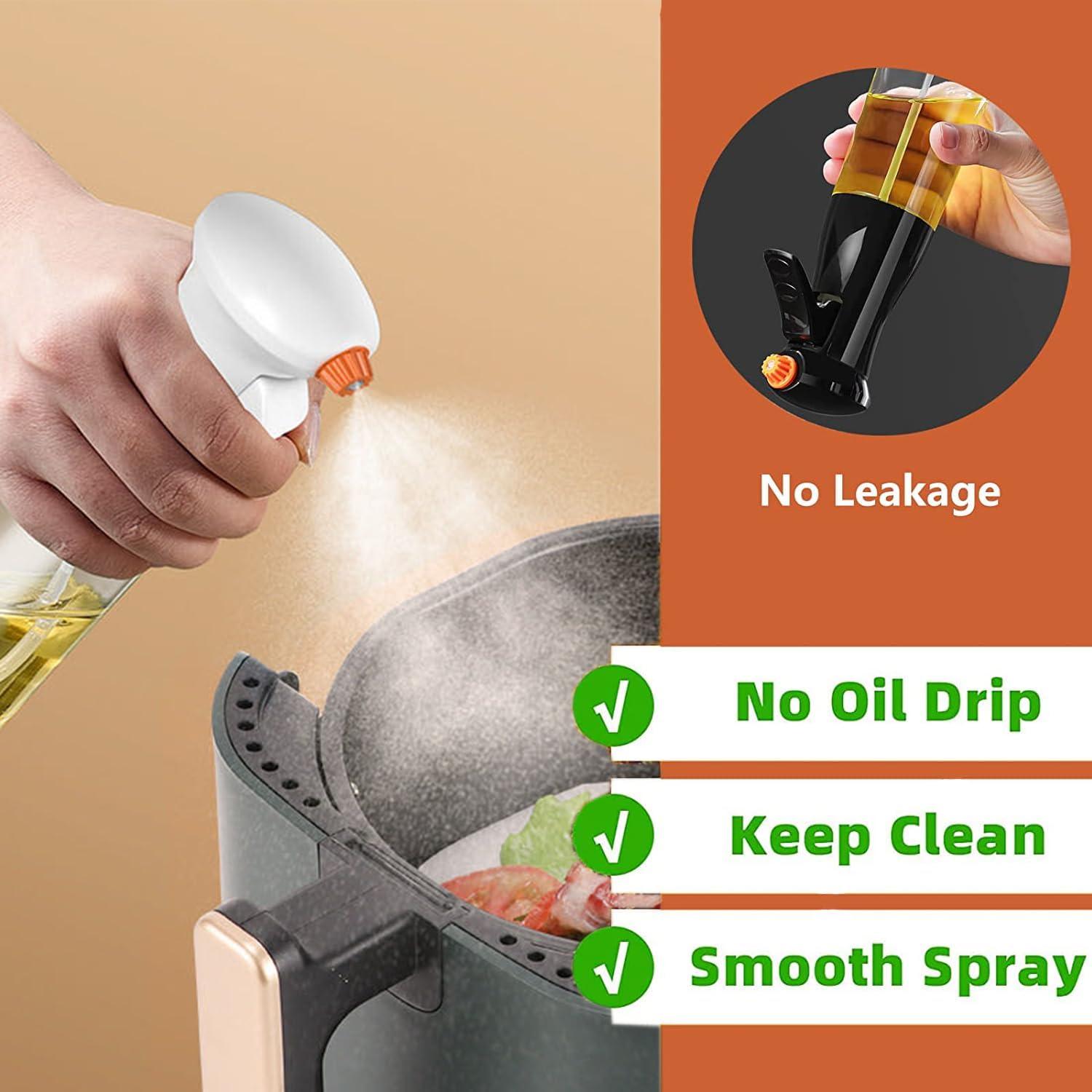 Rociador de Aceite de Vidrio Genérica 210ml con Boquilla Mejorada