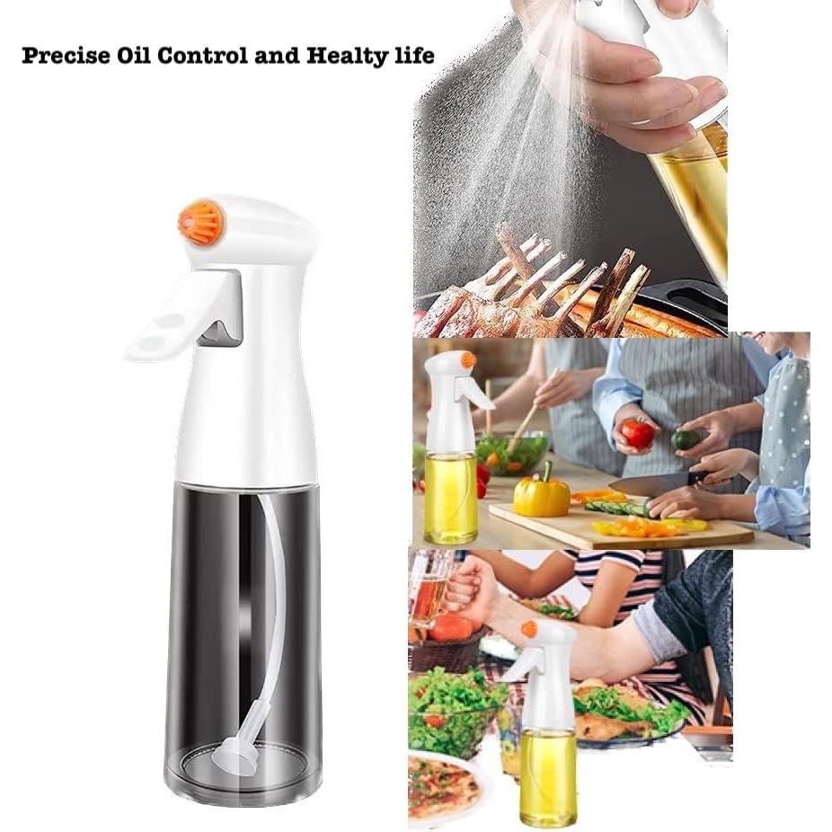 Rociador de Aceite de Vidrio Genérica 210ml con Boquilla Mejorada