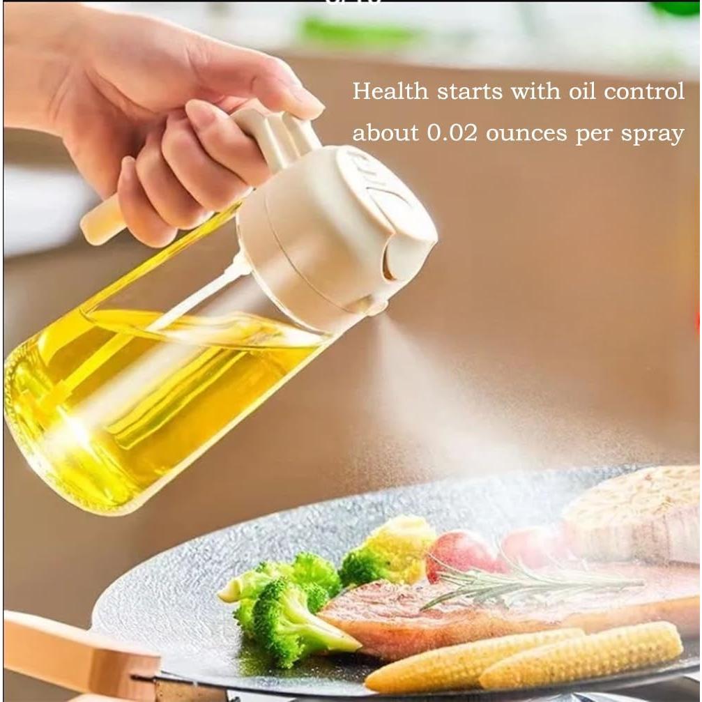 Dispensador de Aceite de Oliva 2 en 1 GXABK 470ml Verde