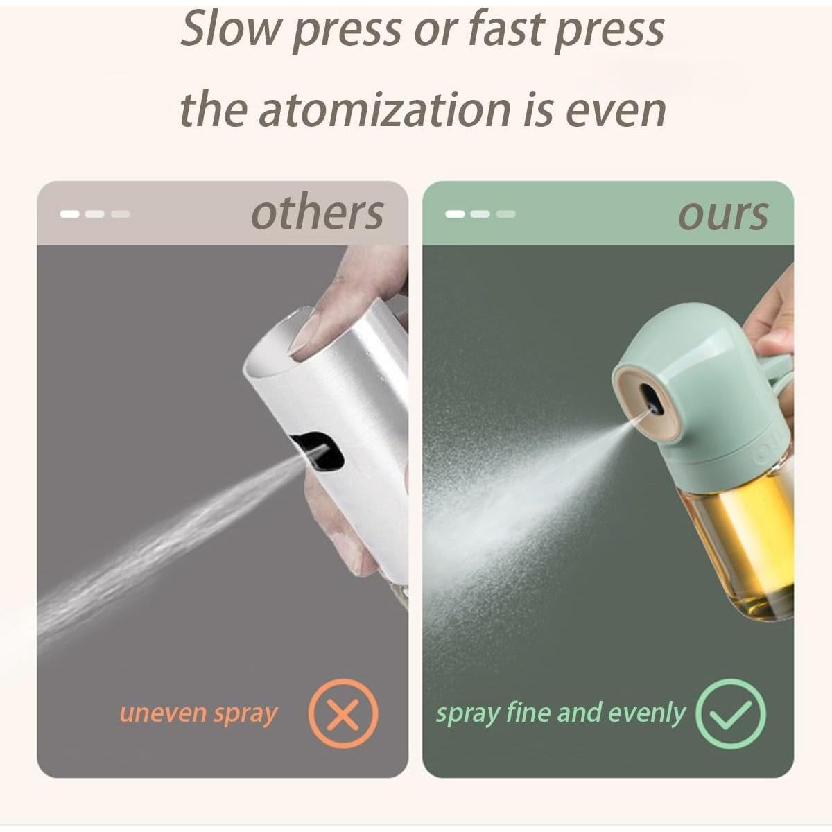 Pulverizador de Aceite de Vidrio JANSSE 180ml Apto Lavavajillas