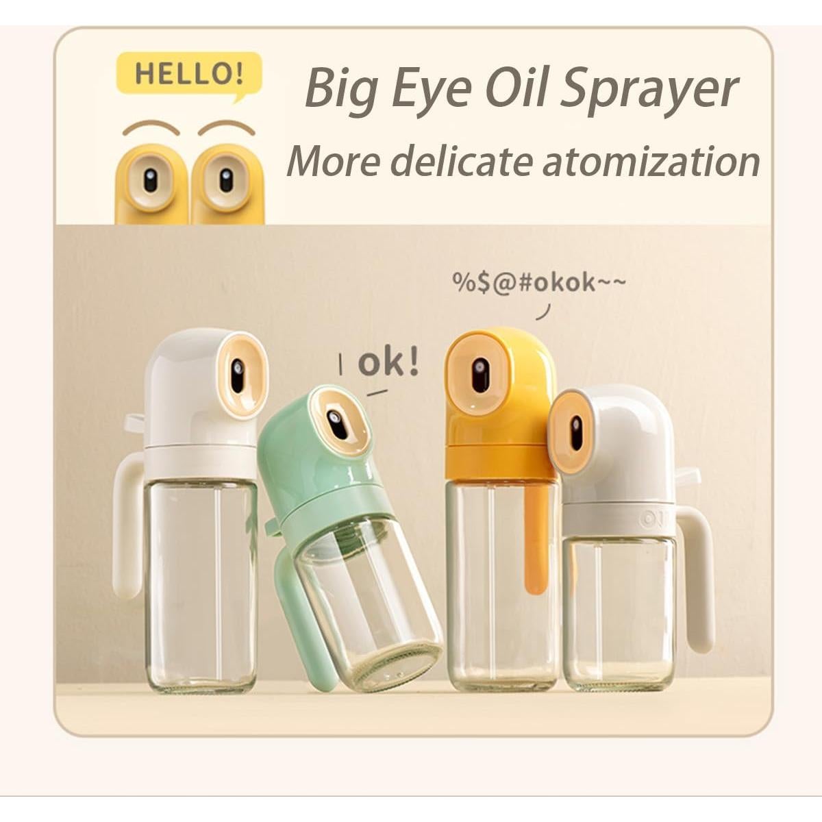 Pulverizador de Aceite de Vidrio JANSSE 180ml Apto Lavavajillas