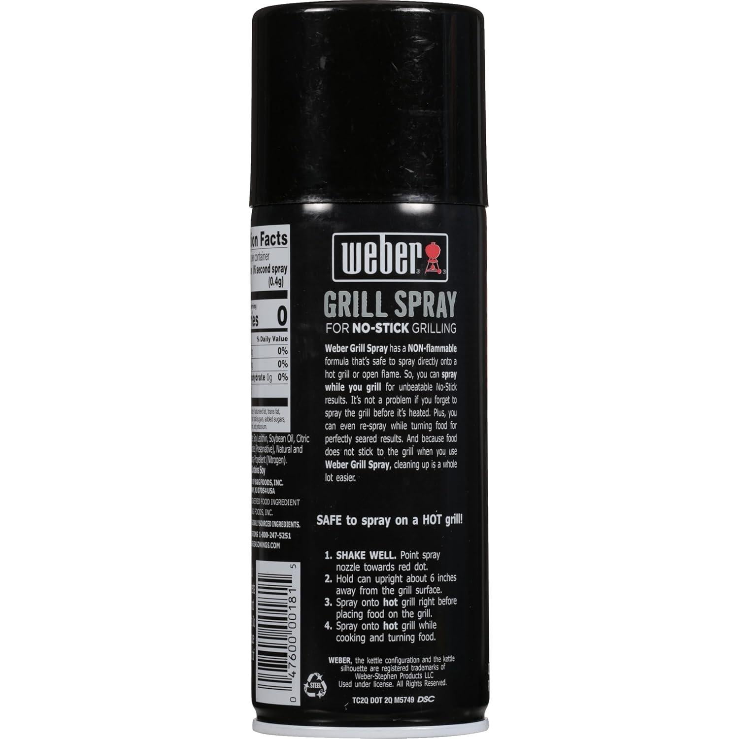 Spray Sazonador Weber Grill'n 170g - Sabor para Asar