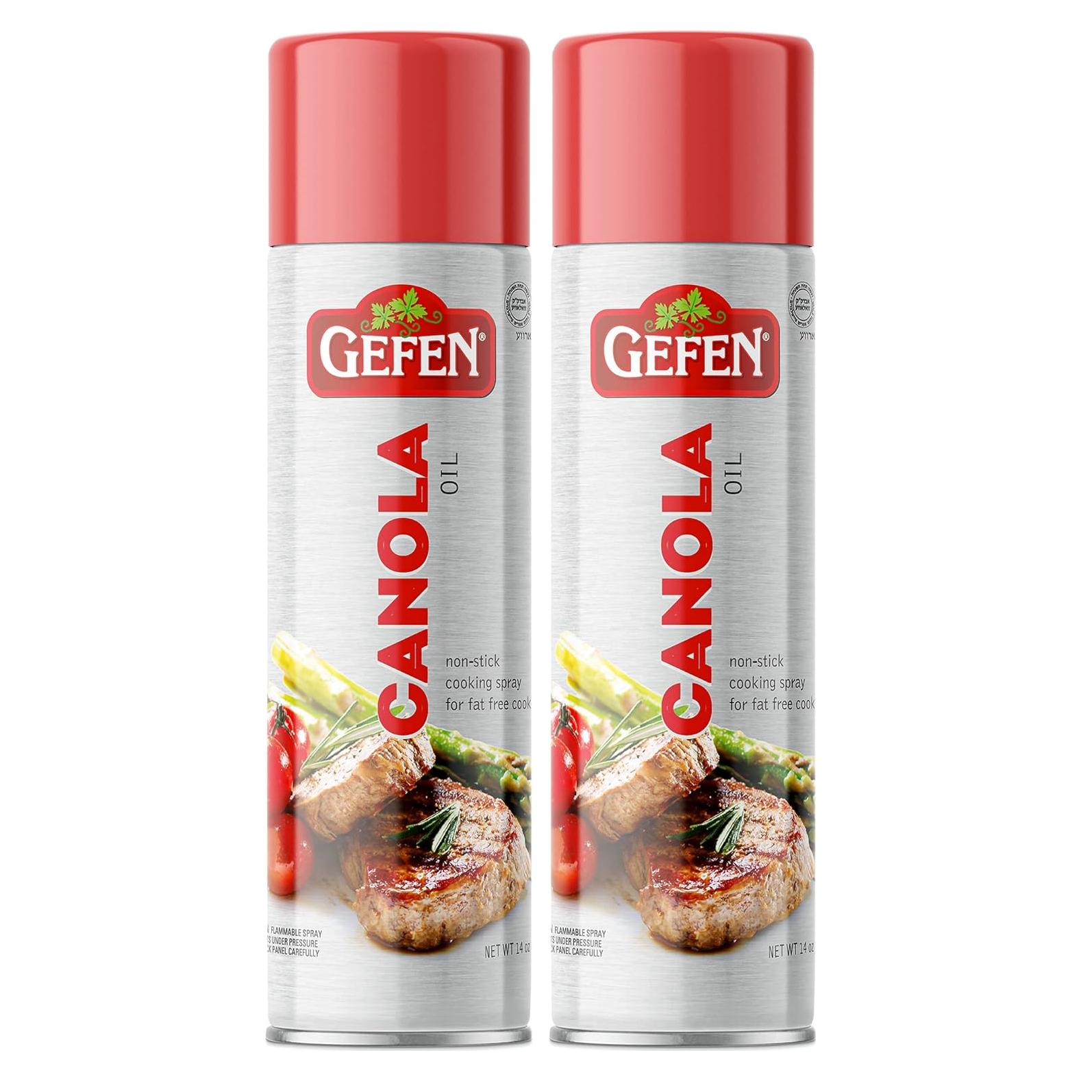 Spray de Aceite de Canola Gefen 396ml Antiadherente Saludable