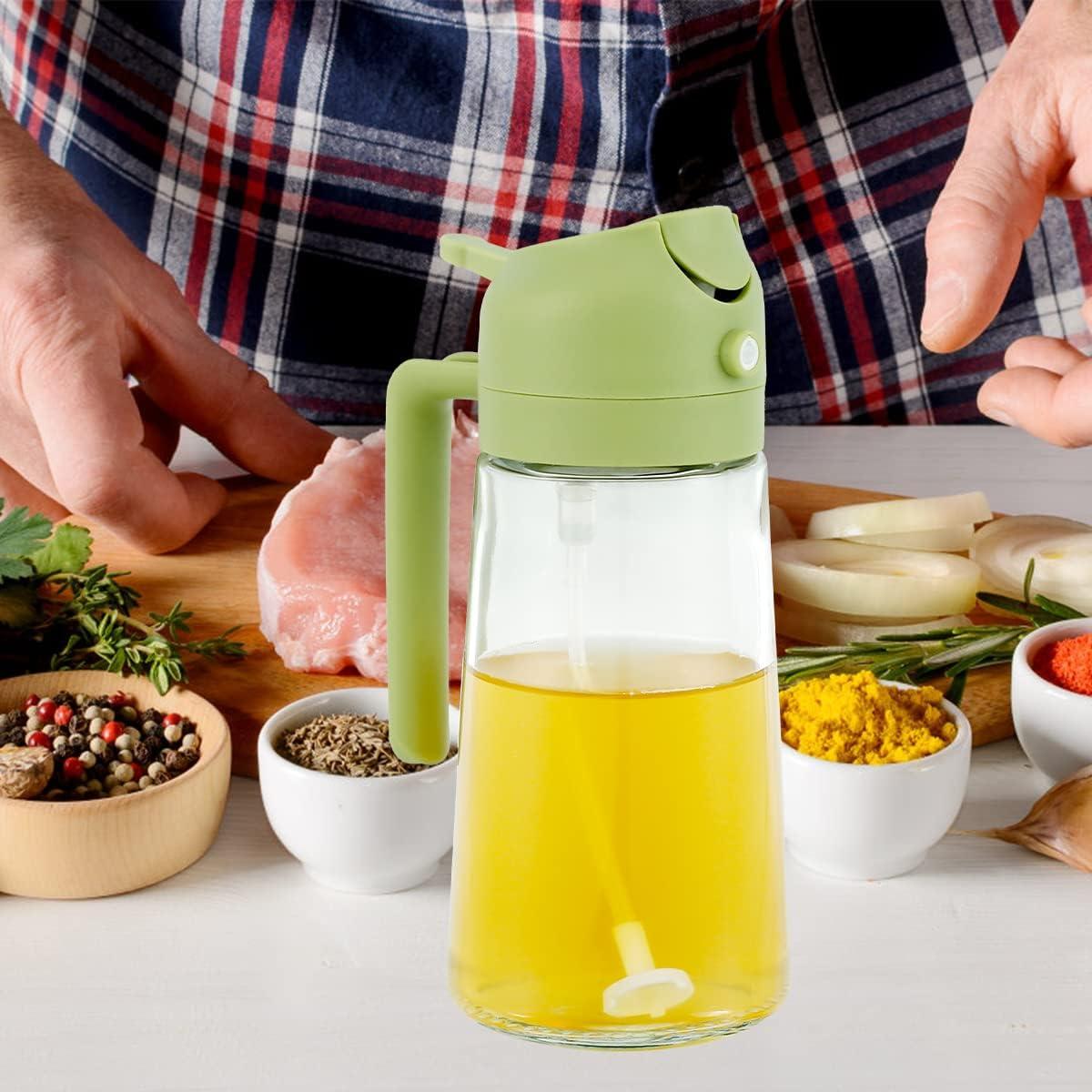 Botella dispensadora de aceite de oliva TKSDWBLTY 470ml 3Pcs