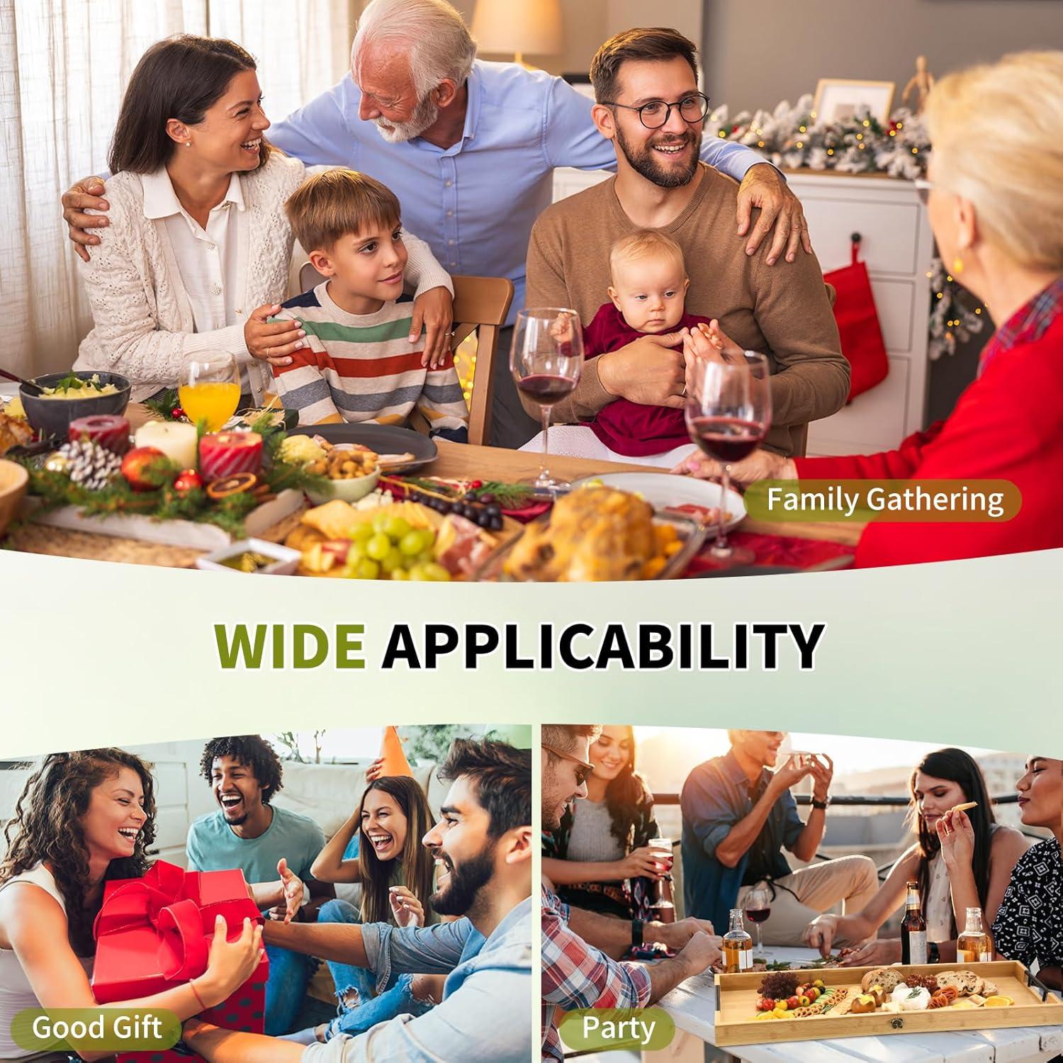 Tabla de Charcutería Plegable GLOKUUCA 81x30cm de Bambú