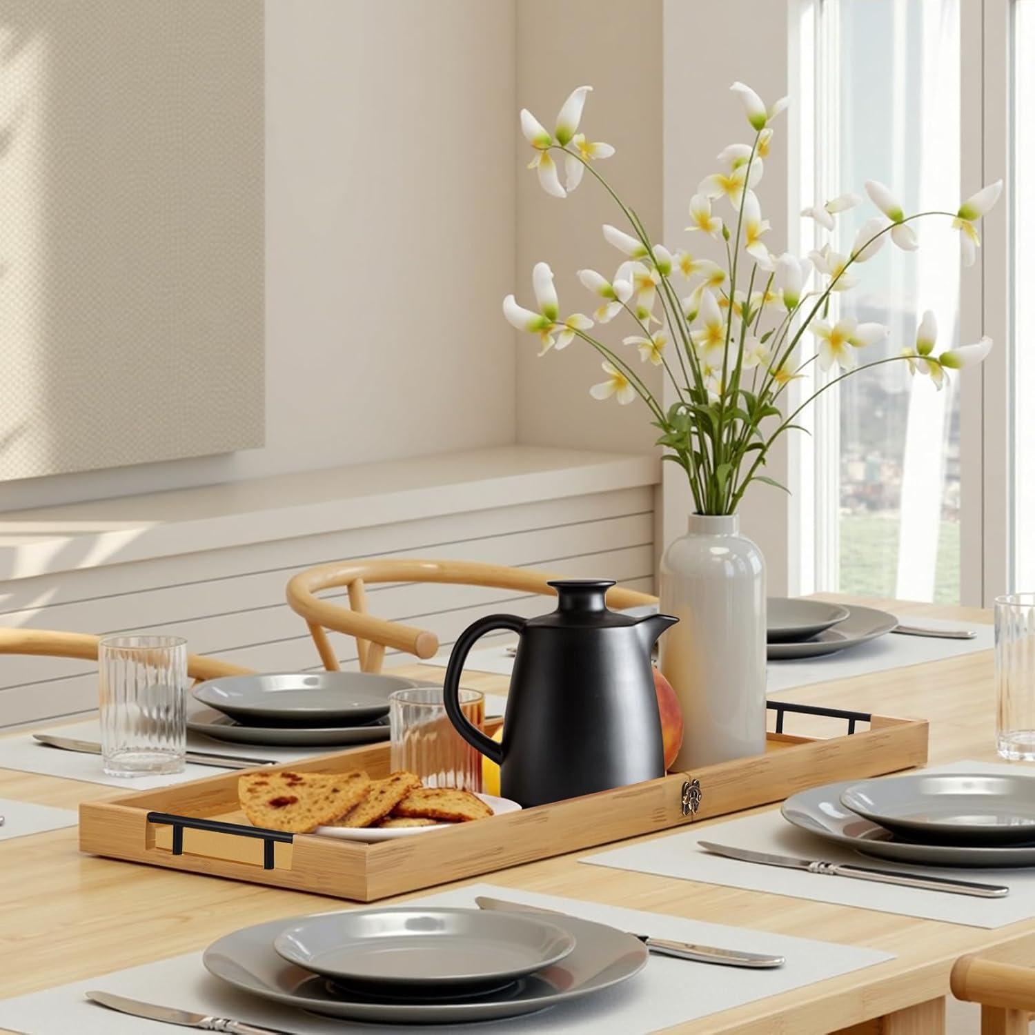 Tabla de Charcutería Plegable GLOKUUCA 81x30cm de Bambú